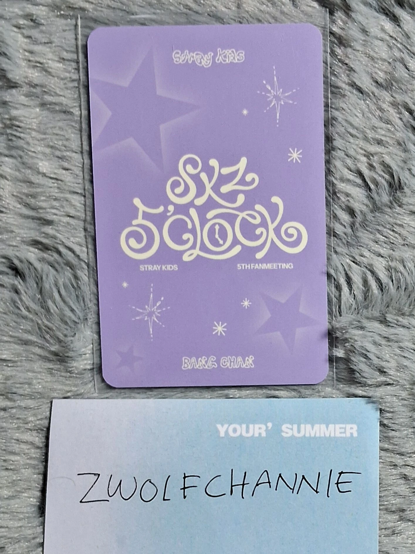 Stray Kids Bang Chan Stray Kids - Bang Chan - 5th Fanmeeting - SKZ 5'Clock Event day 2 seoul stayzone entrance / attendance benefit listing photo 2