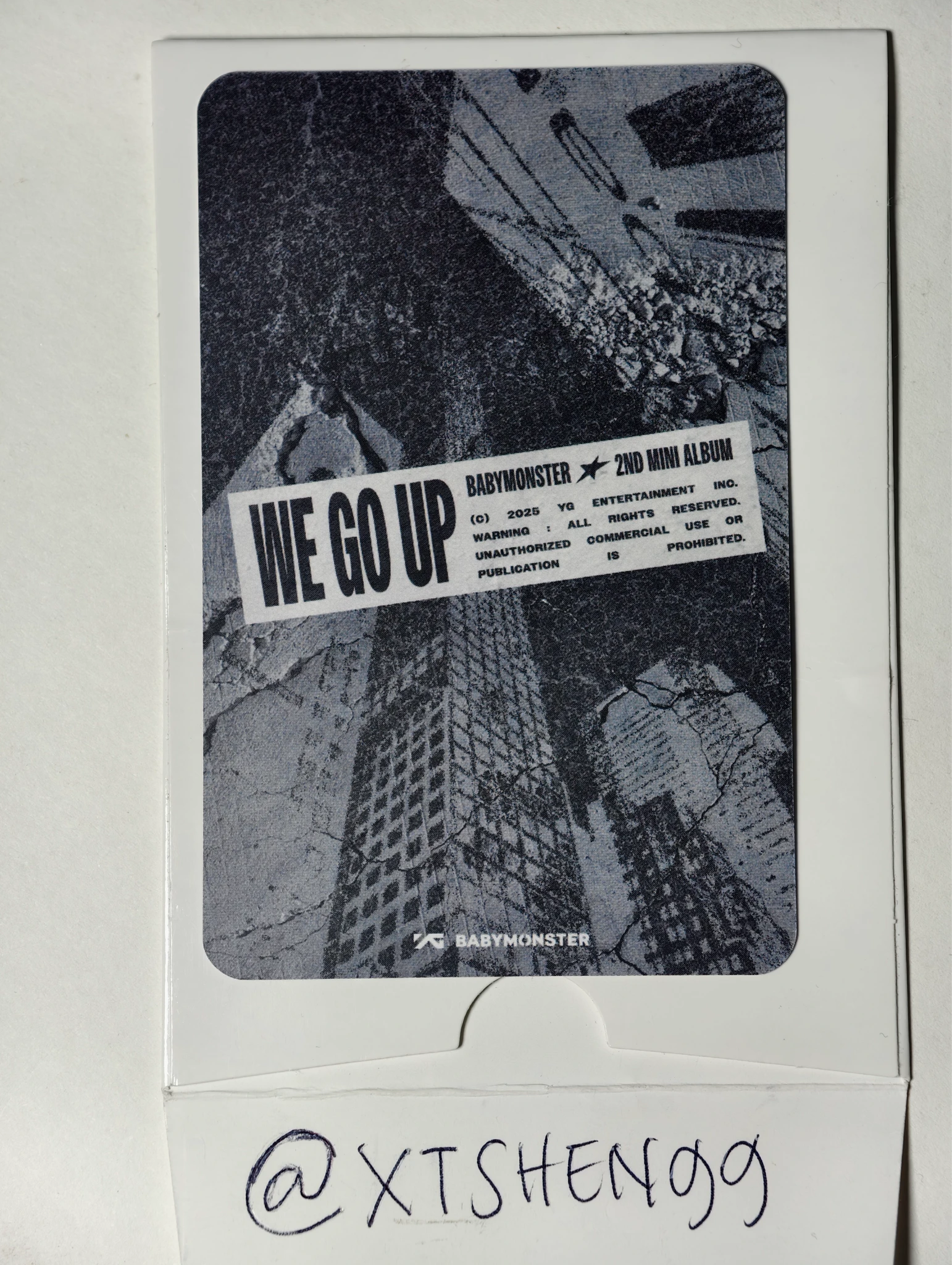 BABYMONSTER Ahyeon BABYMONSTER - Ahyeon - WE GO UP Album broadcast entrance/attendance benefit matte listing photo 2