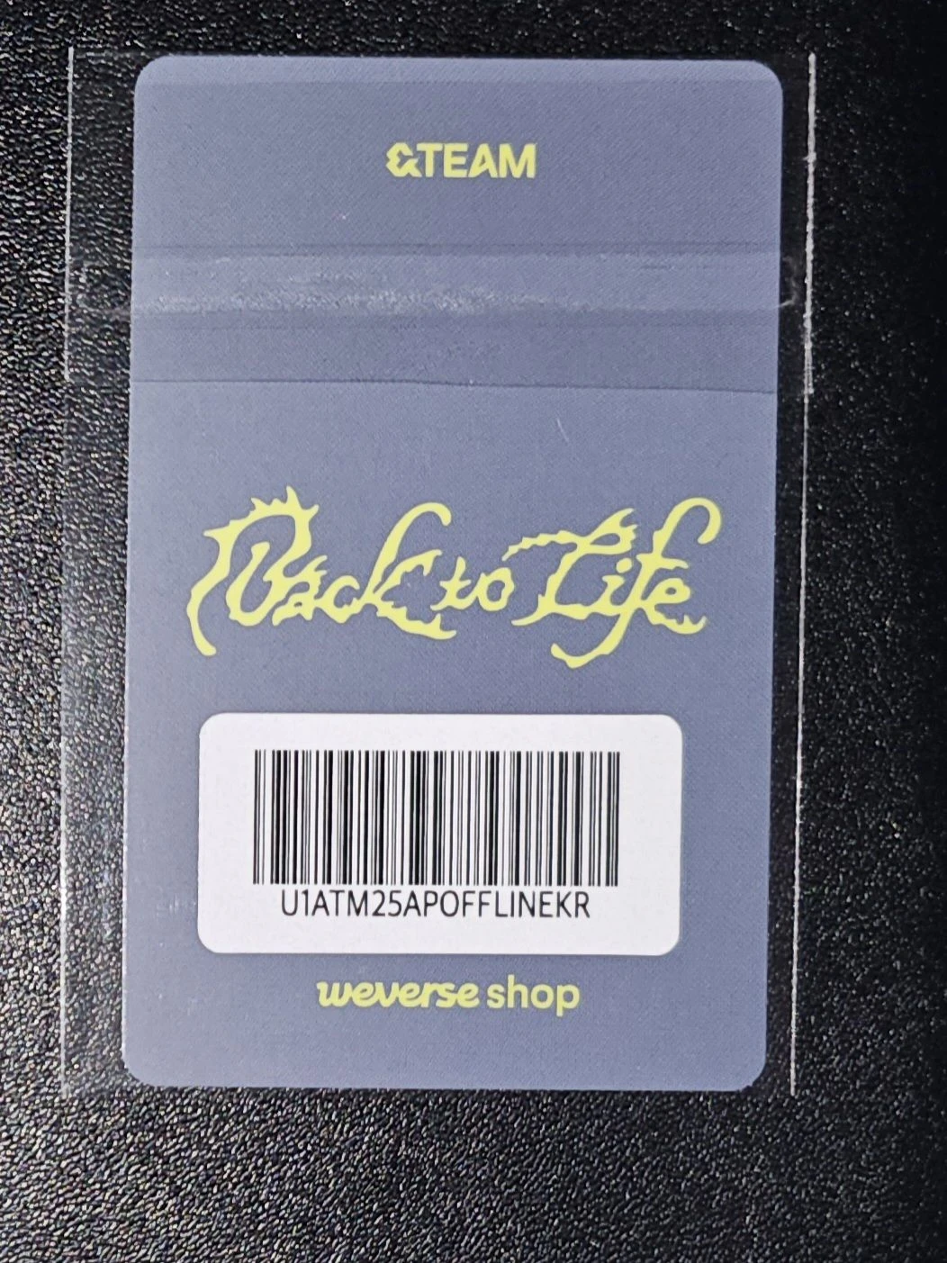 &TEAM Maki &TEAM - Maki - Back to Life  Album weverse global shop (wvg) fansign offline listing photo 2