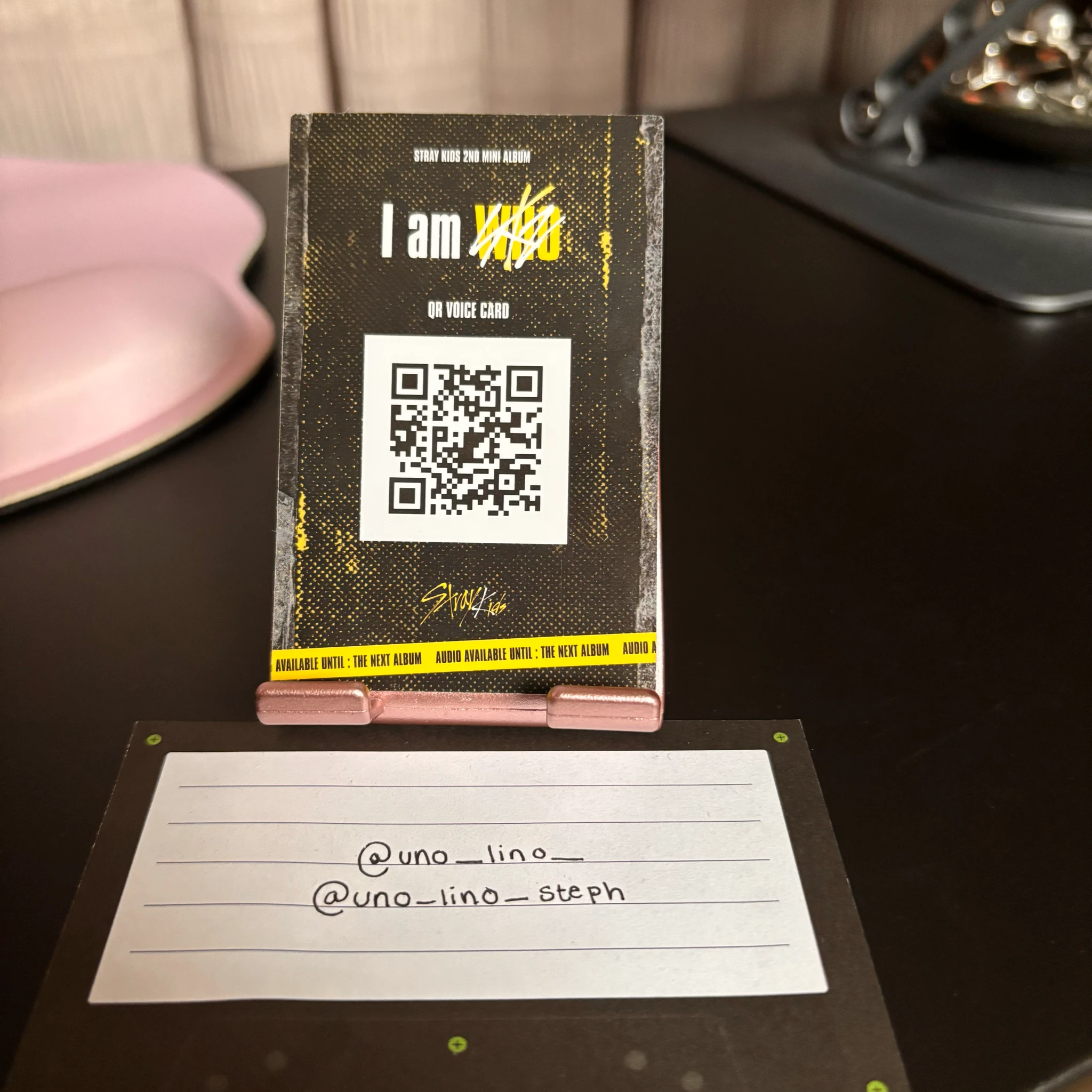 Stray Kids I.N Stray Kids - I.N - I am WHO? Album album photocard white border listing photo 2