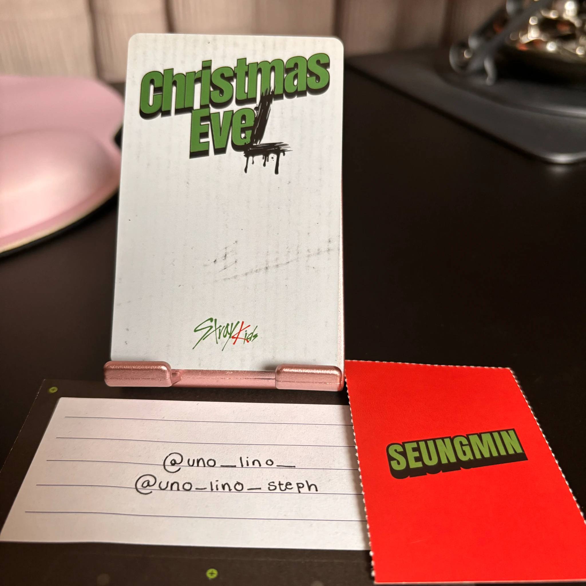 Stray Kids Seungmin Stray Kids - Seungmin - Christmas EveL Album pre-order benefit listing photo 2