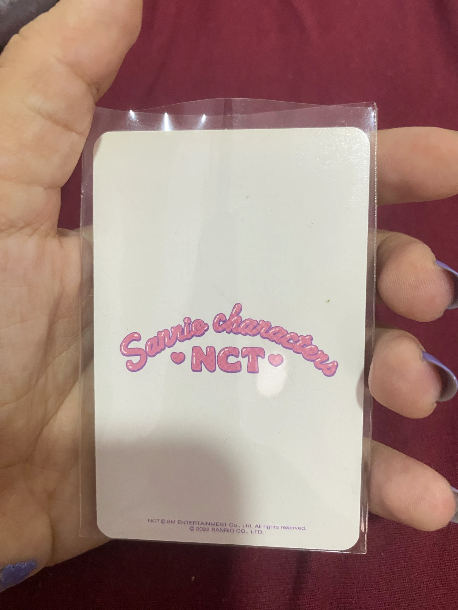 NCT Shotaro NCT - Shotaro - NCT x SANRIO collab Other trading card B version listing photo 2