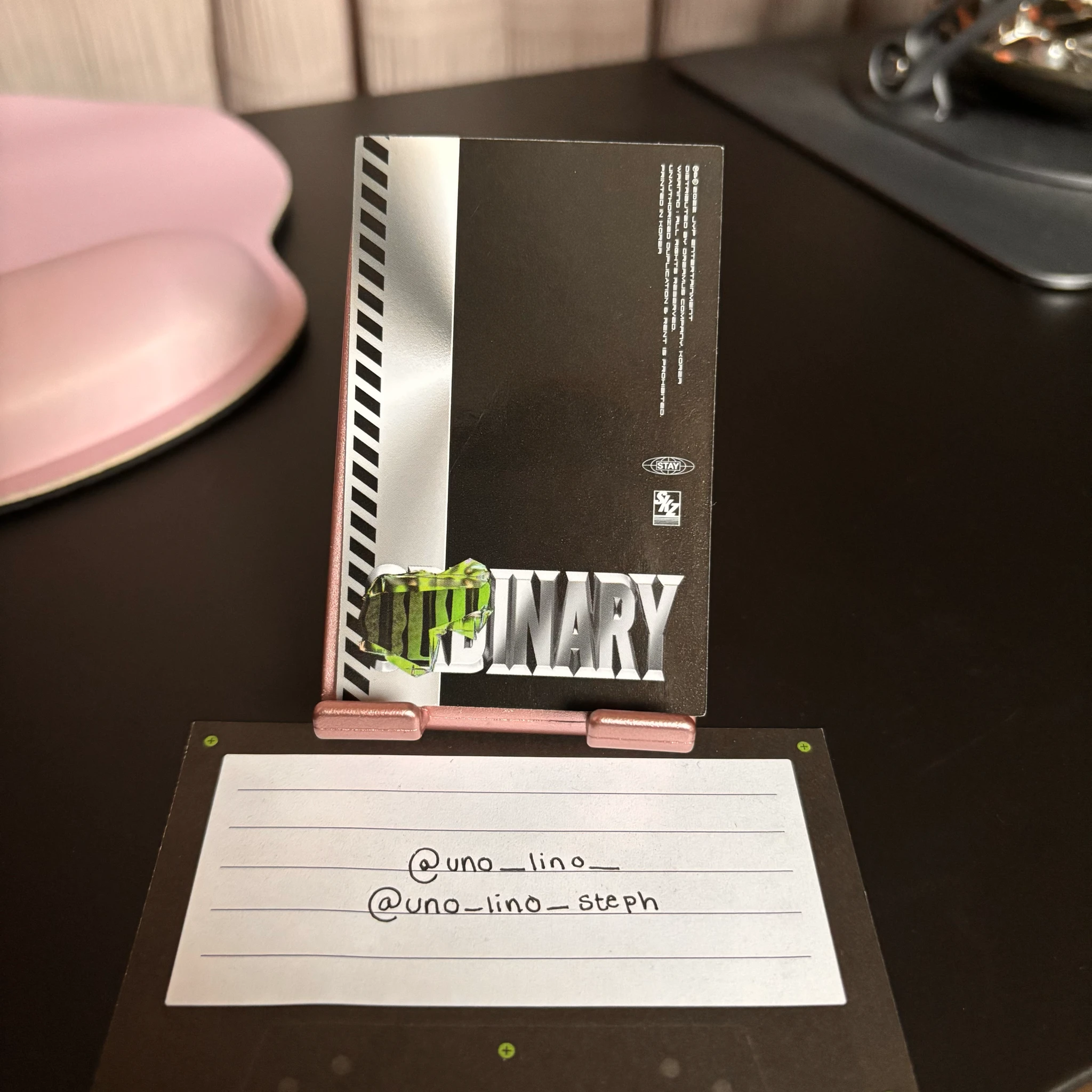 Stray Kids I.N Stray Kids - I.N - Oddinary Album album photocard id card listing photo 2