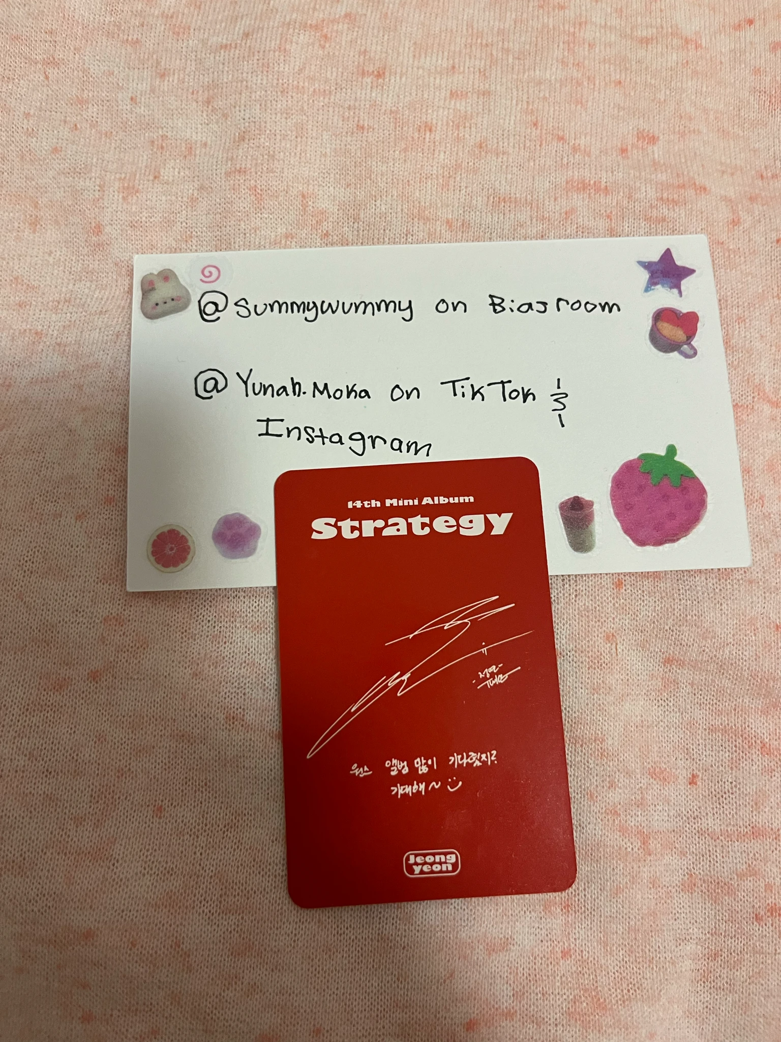 TWICE Jeongyeon TWICE-Jeongyeon-Album-strategy listing photo 2