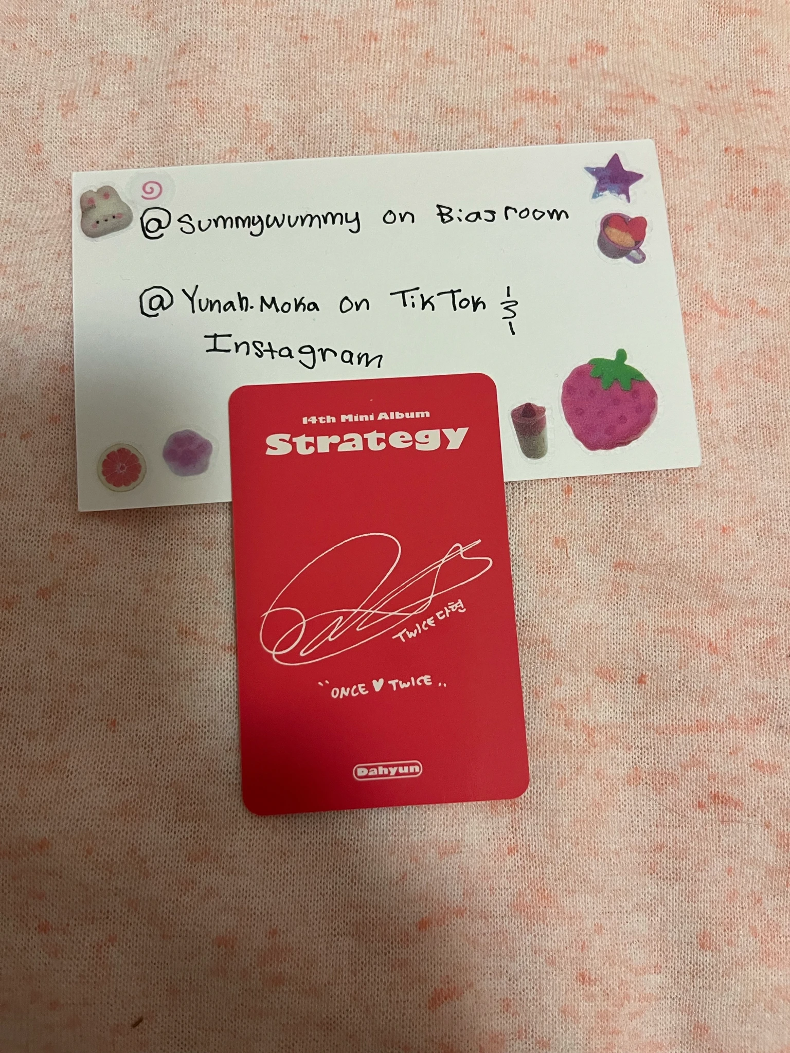 TWICE Dahyun TWICE-Dahyun-Album-strategy listing photo 2