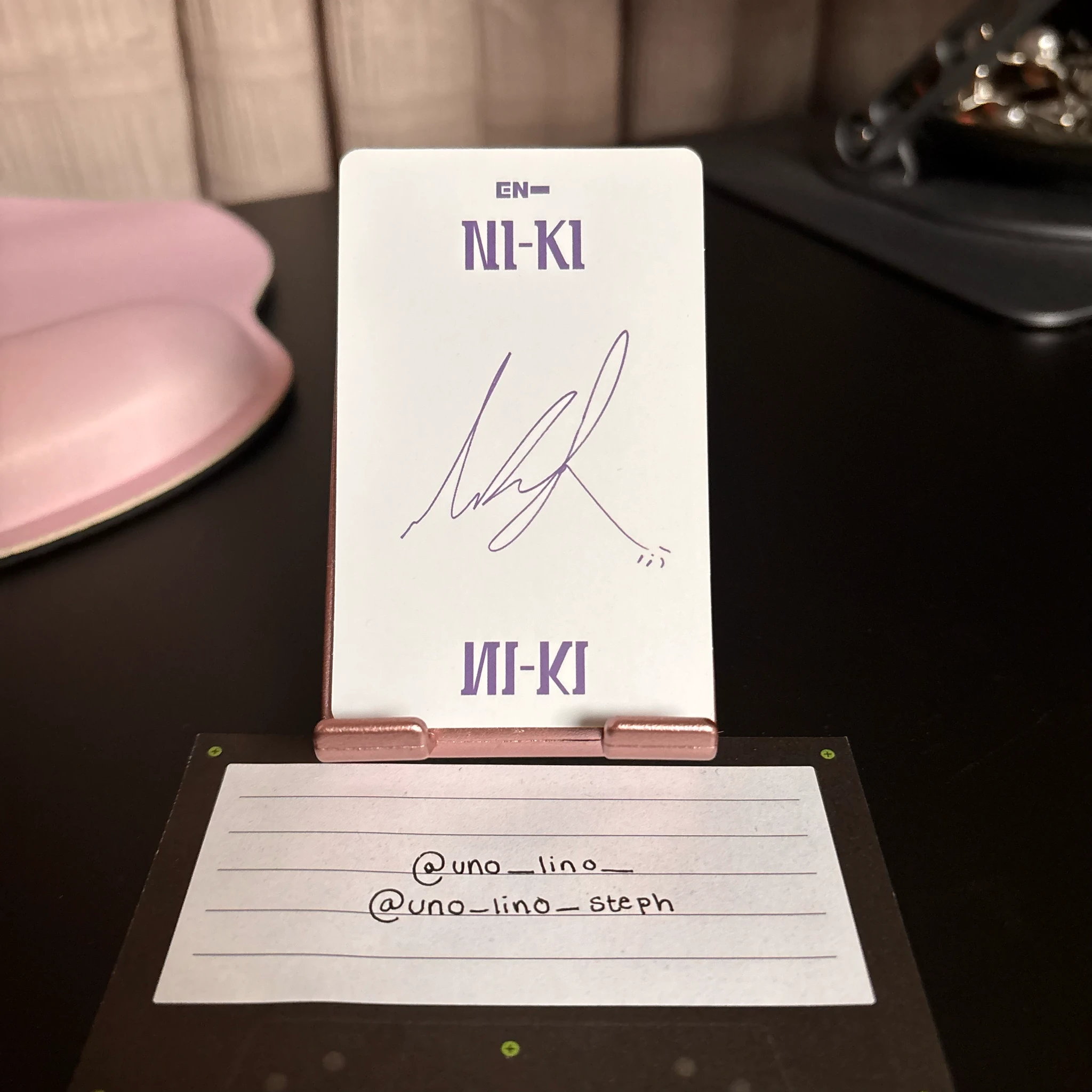 ENHYPEN Ni-ki ENHYPEN - Ni-ki - DIMENSION: DILEMMA Album album photocard korean album holographic (hologram) scylla version listing photo 2