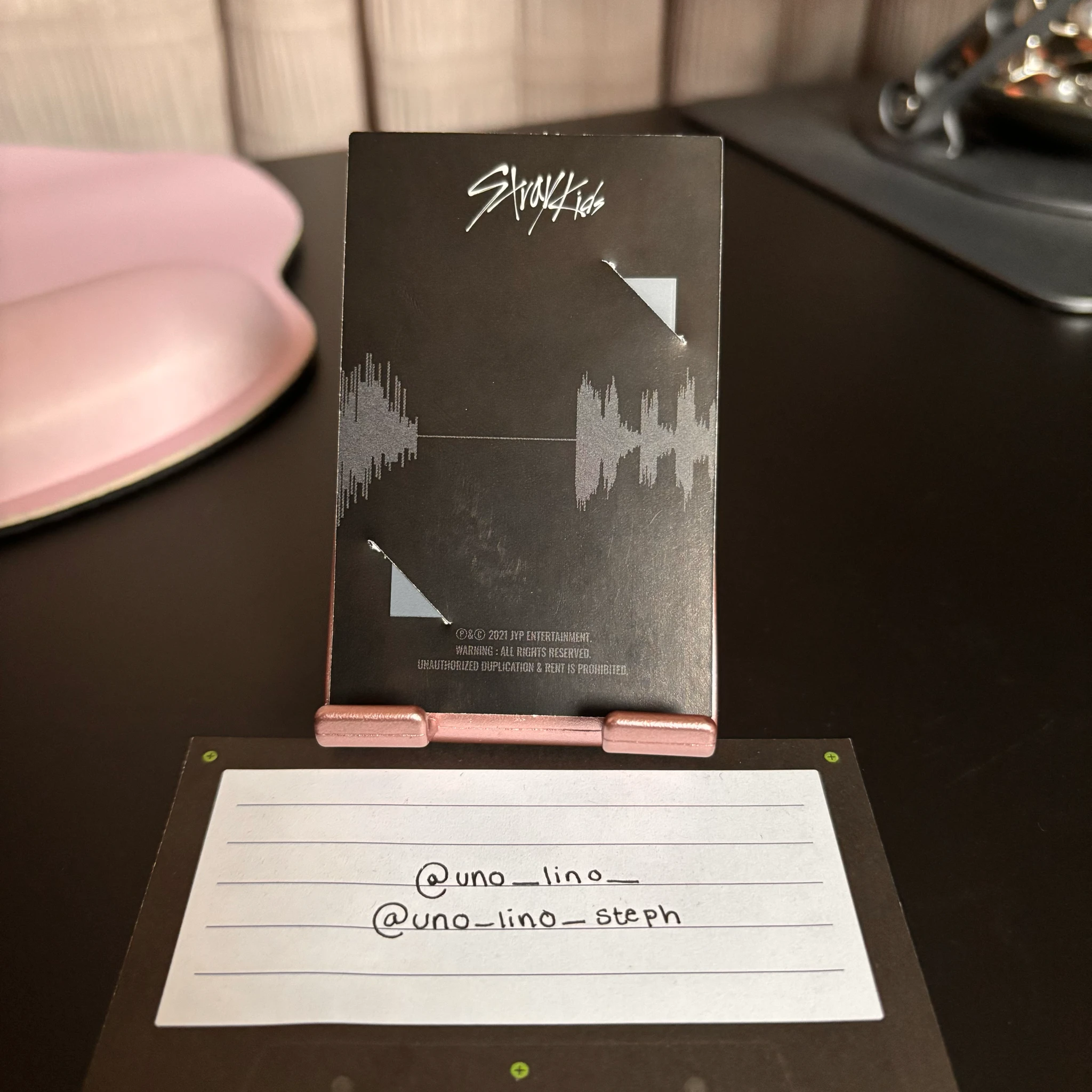 Stray Kids Bang Chan Stray Kids - Bang Chan - NoEasy Album album photocard pre-order benefit frame ver. listing photo 2