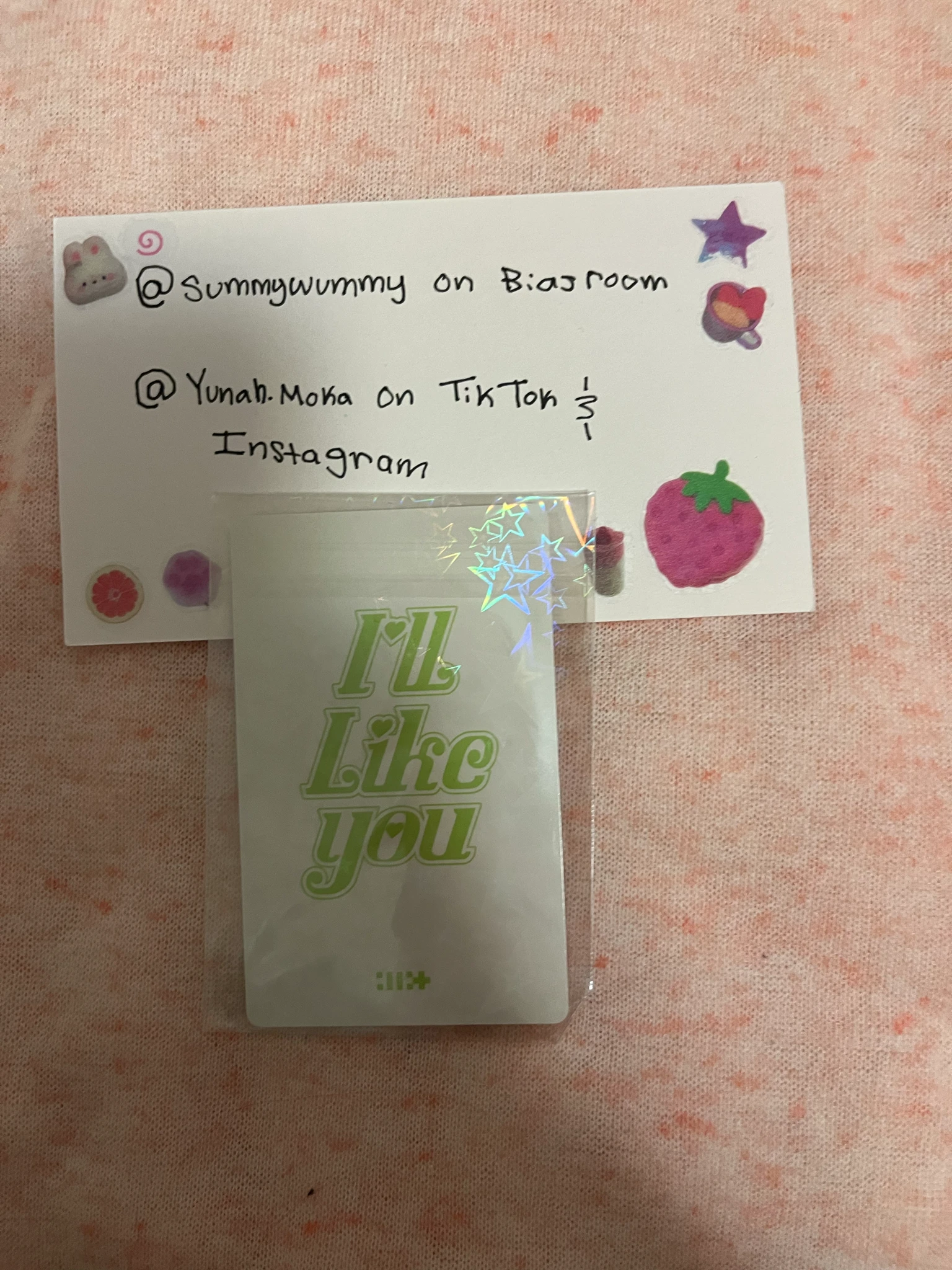 ILLIT Moka ILLIT - MOKA - I'LL LIKE YOU Album with ver album photocard listing photo 2