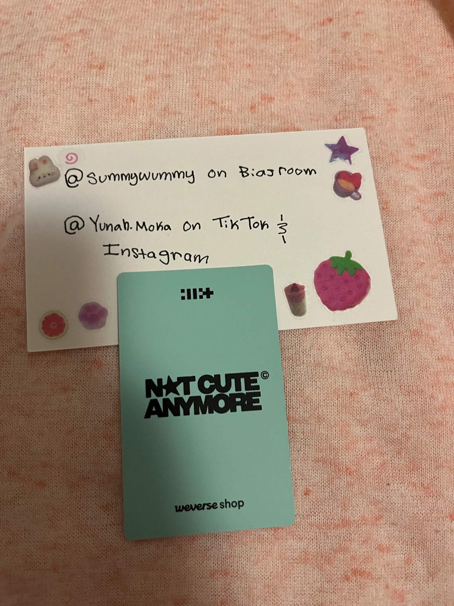 ILLIT Iroha ILLIT - Iroha - NOT CUTE ANYMORE Album pre-order benefit (pob) weverse shop global (wvg) listing photo 2