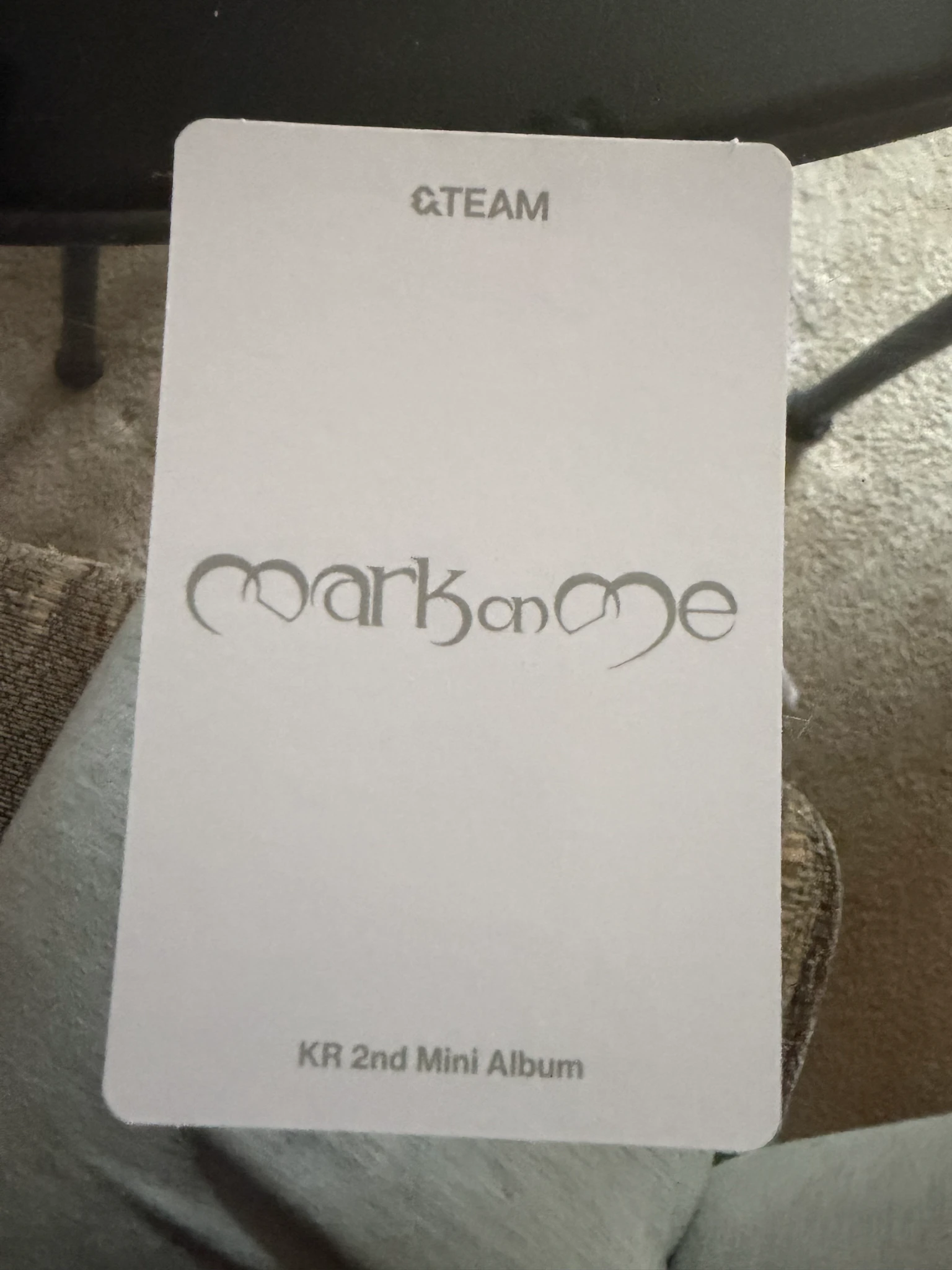 &TEAM EJ &TEAM - EJ - Mark on Me Album retail exclusive hello82 solo jacket version listing photo 2