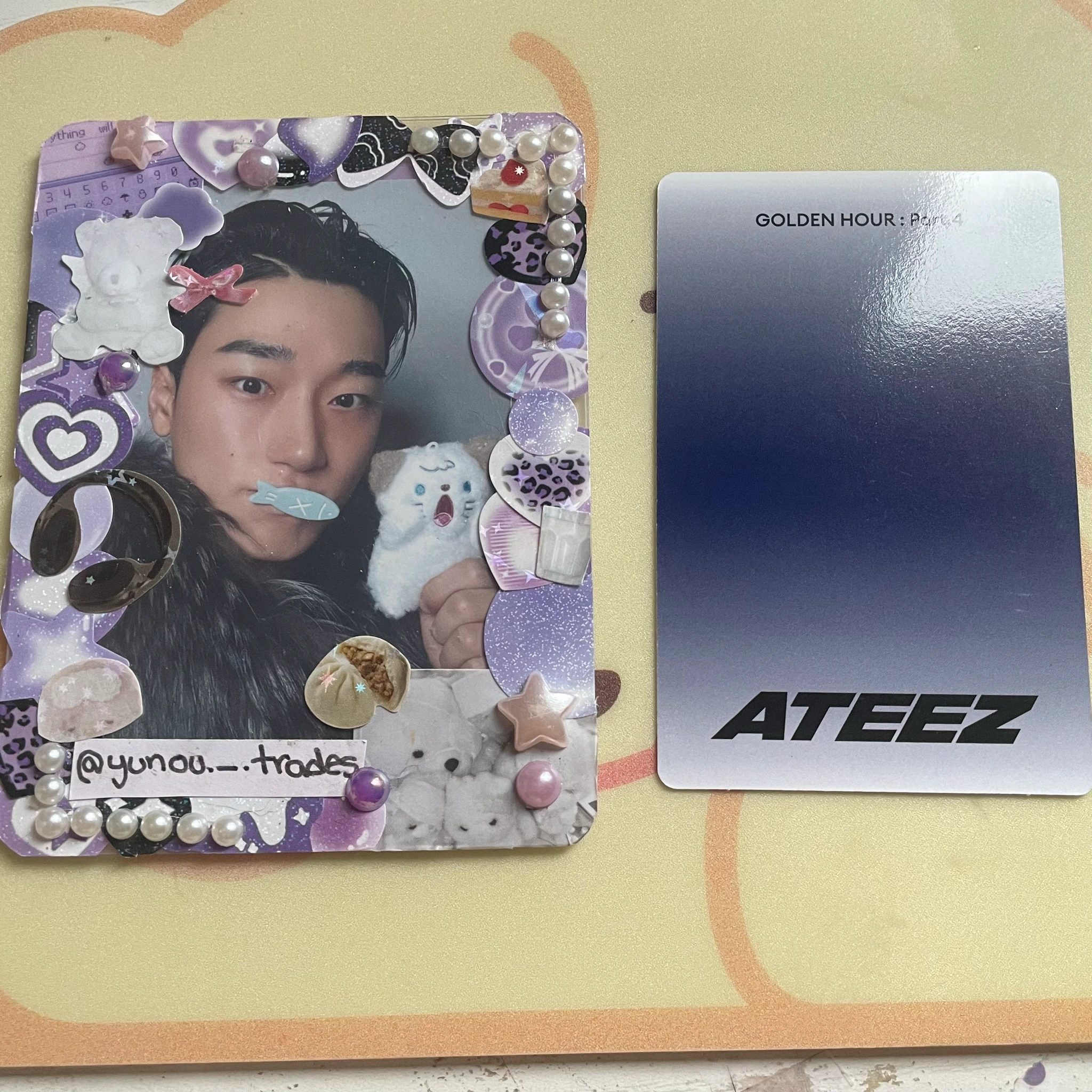 ATEEZ Yunho ATEEZ - Yunho - Golden Hour : Part.4 Album album photocard poca album listing photo 2