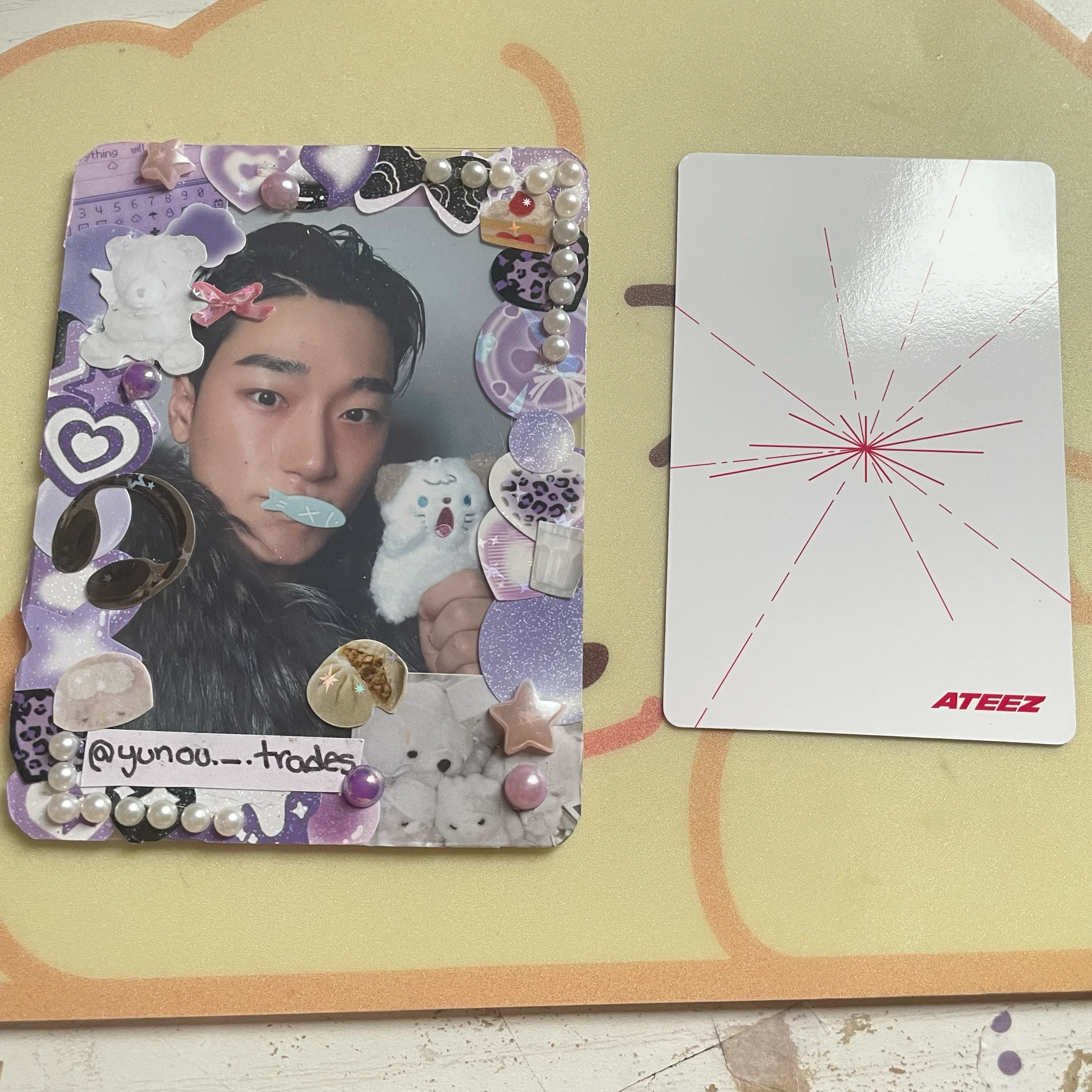 ATEEZ Yunho ATEEZ - Yunho - Golden Hour : Part 2 Album poca album image card diary version listing photo 2