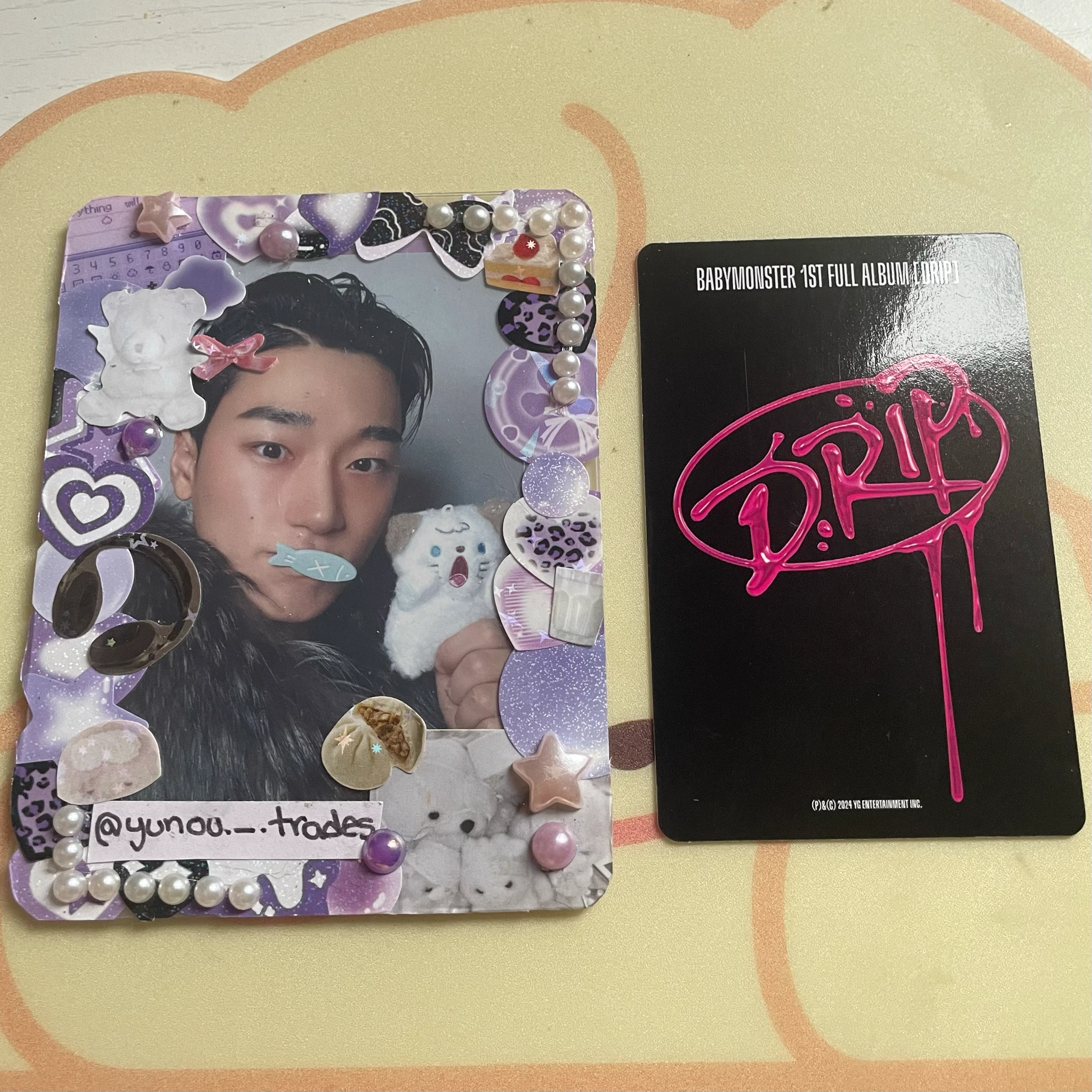 BABYMONSTER Ahyeon BABYMONSTER - Ahyeon - DRIP Album zip lock ver selfie version listing photo 2