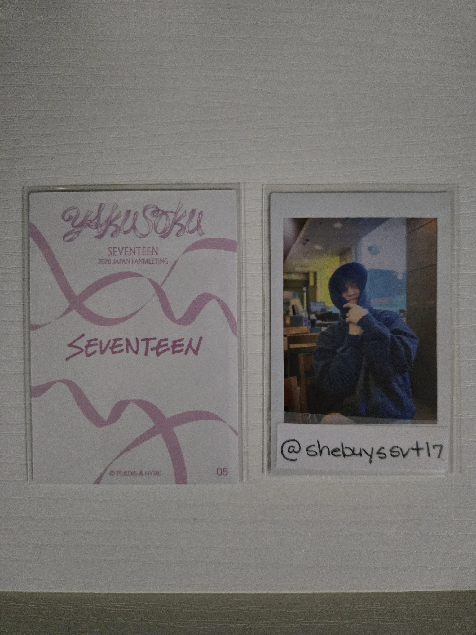 SEVENTEEN Mingyu SEVENTEEN - Mingyu - 2026 JAPAN FANMEETING [YAKUSOKU] Event trading card merch photocard listing photo 2