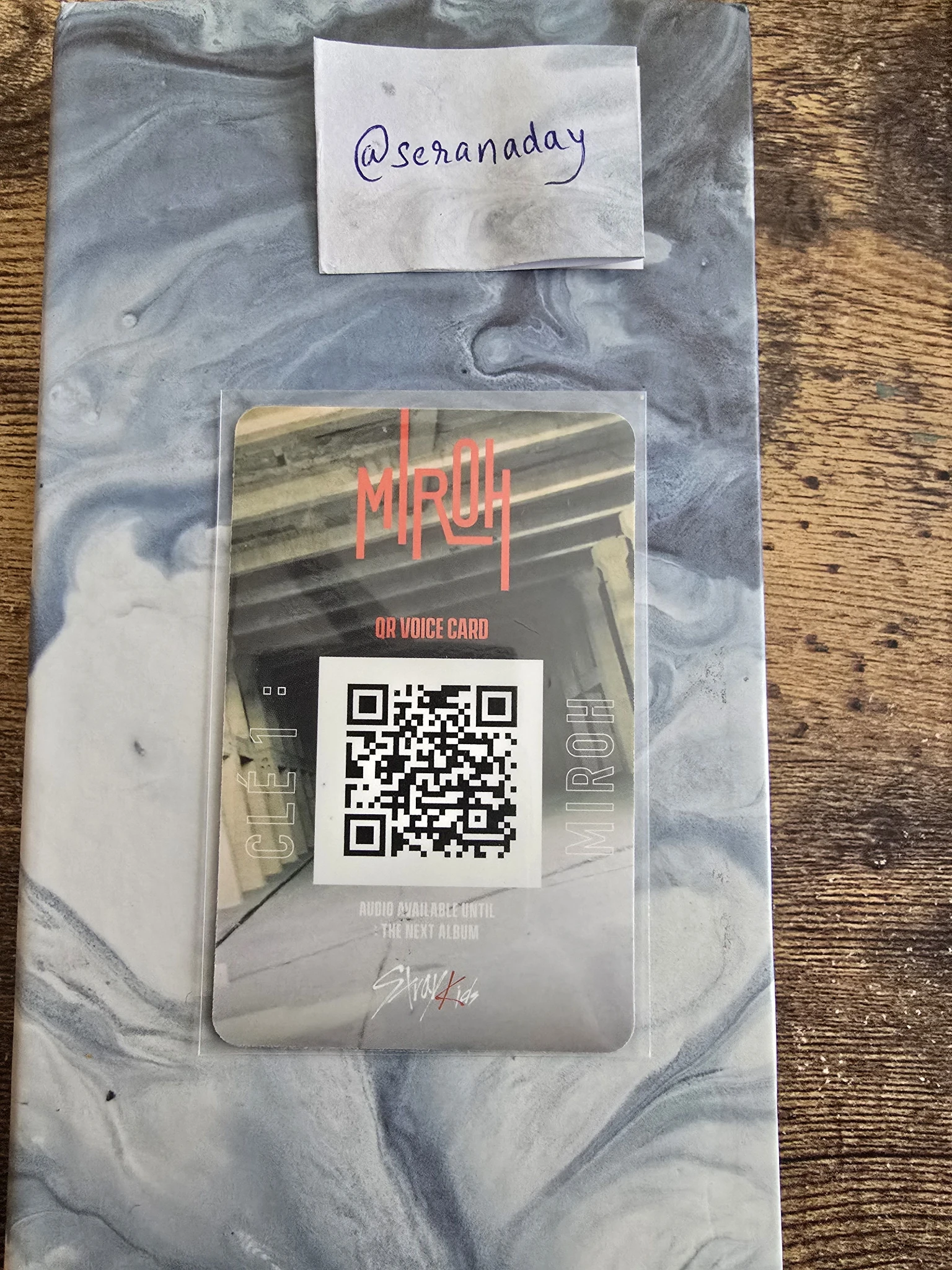 Stray Kids Bang Chan Stray Kids - Bang Chan - Clé 1: Miroh Album album photocard black border listing photo 2