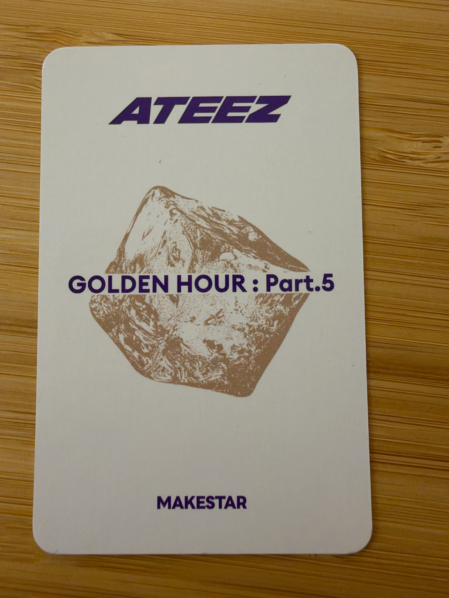 ATEEZ ATEEZ - Yeosang & Wooyoung - GOLDEN HOUR : Part.5 Album makestar lucky draw (LD) listing photo 2