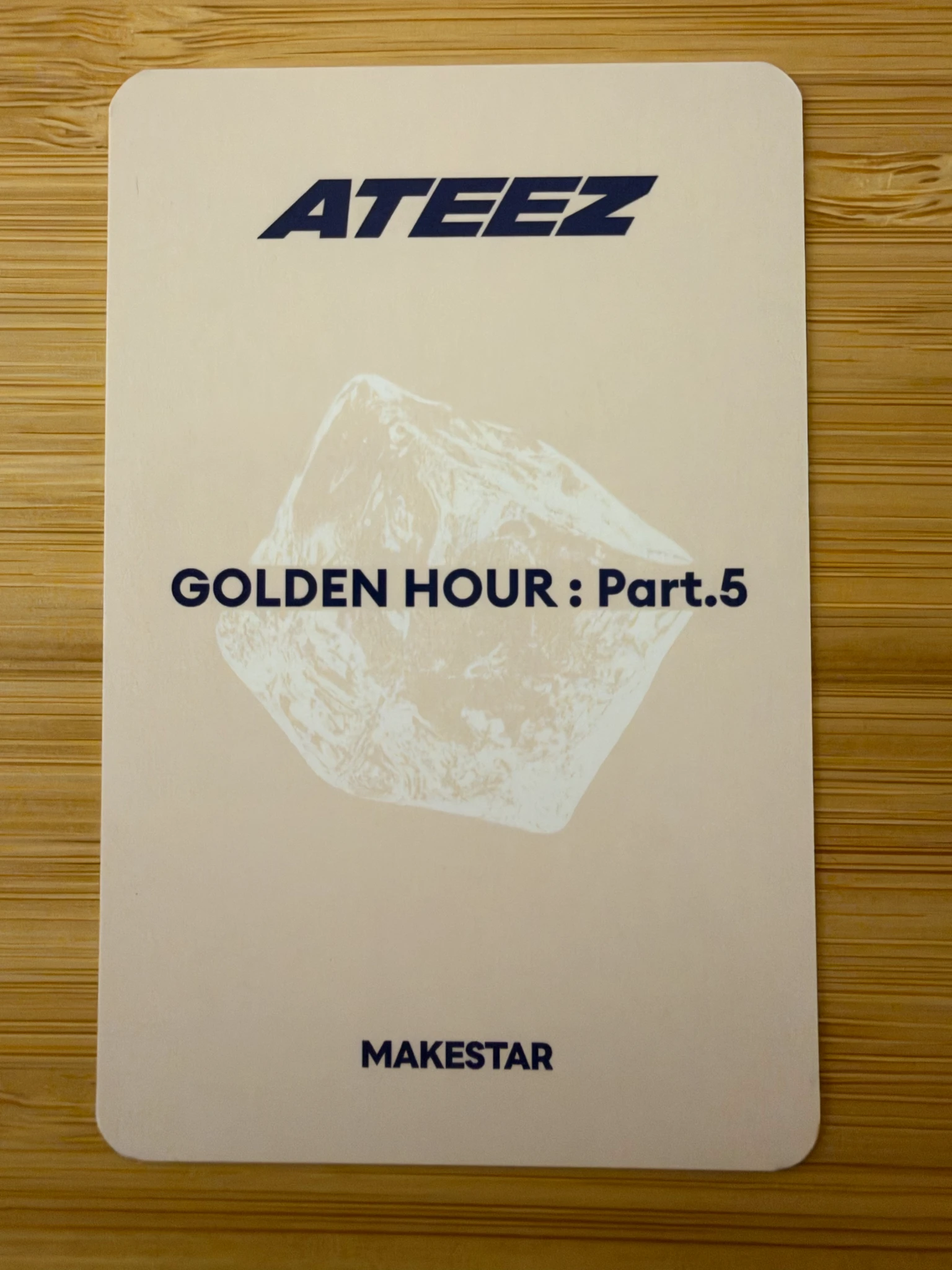 ATEEZ Yunho ATEEZ - Yunho - GOLDEN HOUR : Part.5 Album makestar lucky draw (LD) listing photo 2