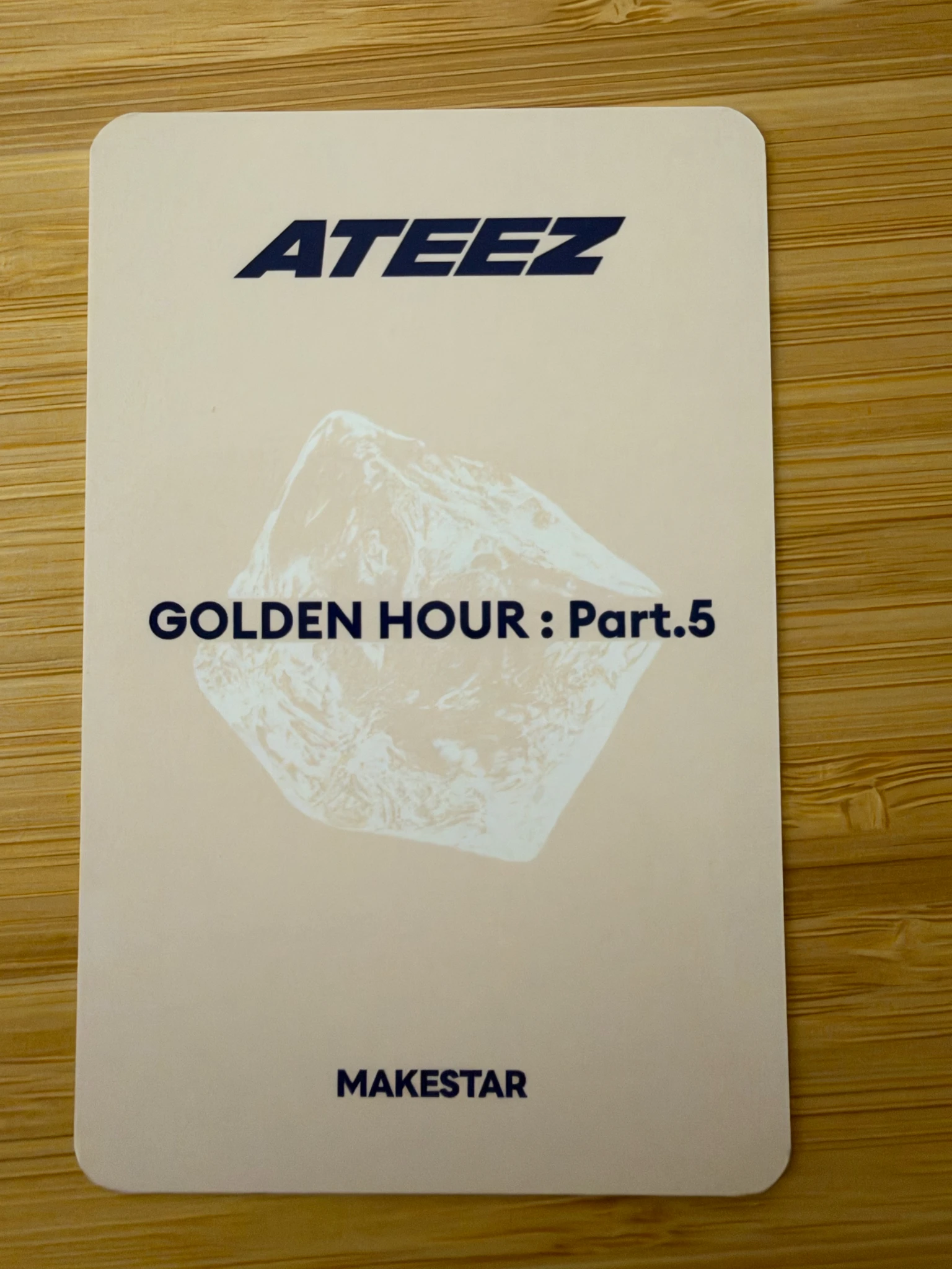 ATEEZ Jongho ATEEZ - Jongho - GOLDEN HOUR : Part.5 Album makestar lucky draw (LD) listing photo 2