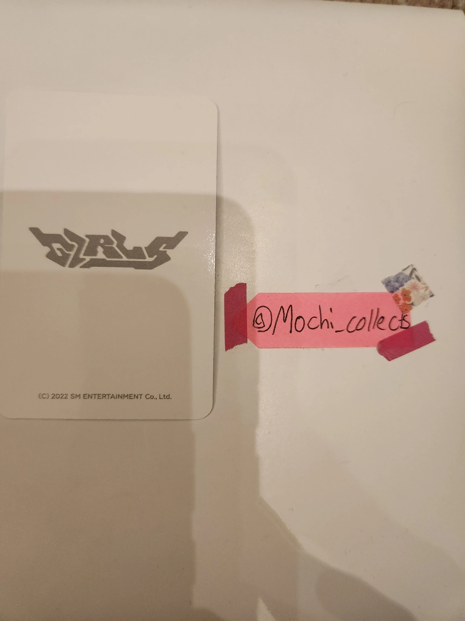 aespa Karina aespa - Karina - Girls MD Events (All) Event merch photocard trading card A version listing photo 2