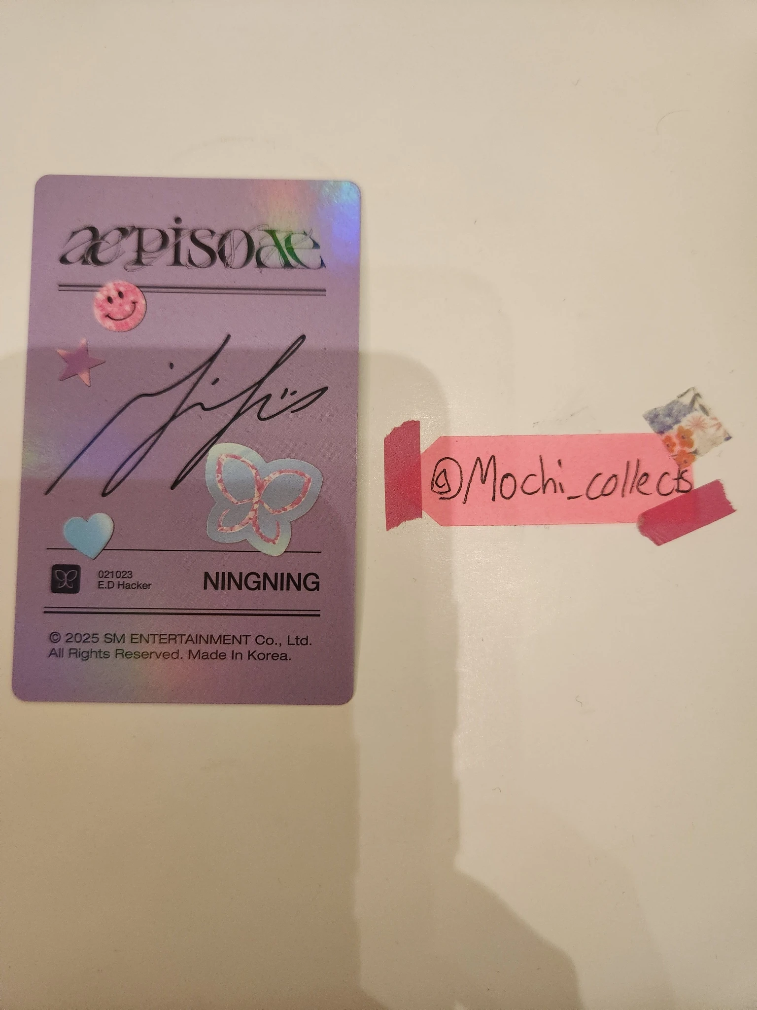 aespa Ningning aespa - Ningning - æpisode SYNK#1 - DVD / Blu-ray / Digital Code Other bluray version bluray inclusion photocard set listing photo 2