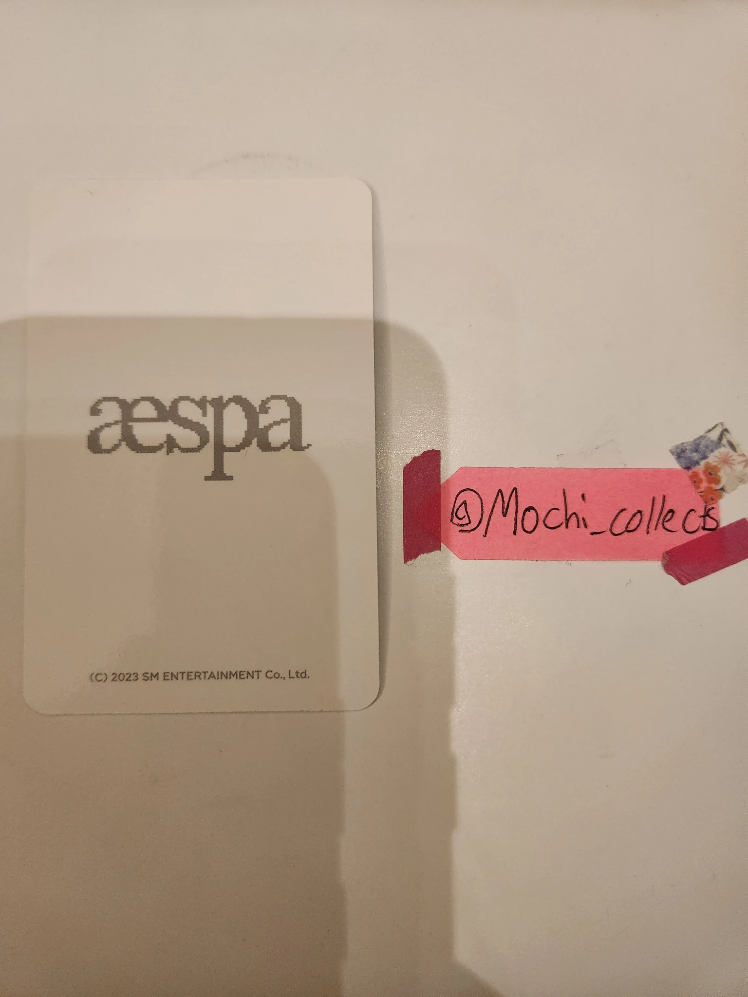 aespa Winter aespa - Winter - Come To My Illusion Event pop-up store merch photocard trading card B version listing photo 2