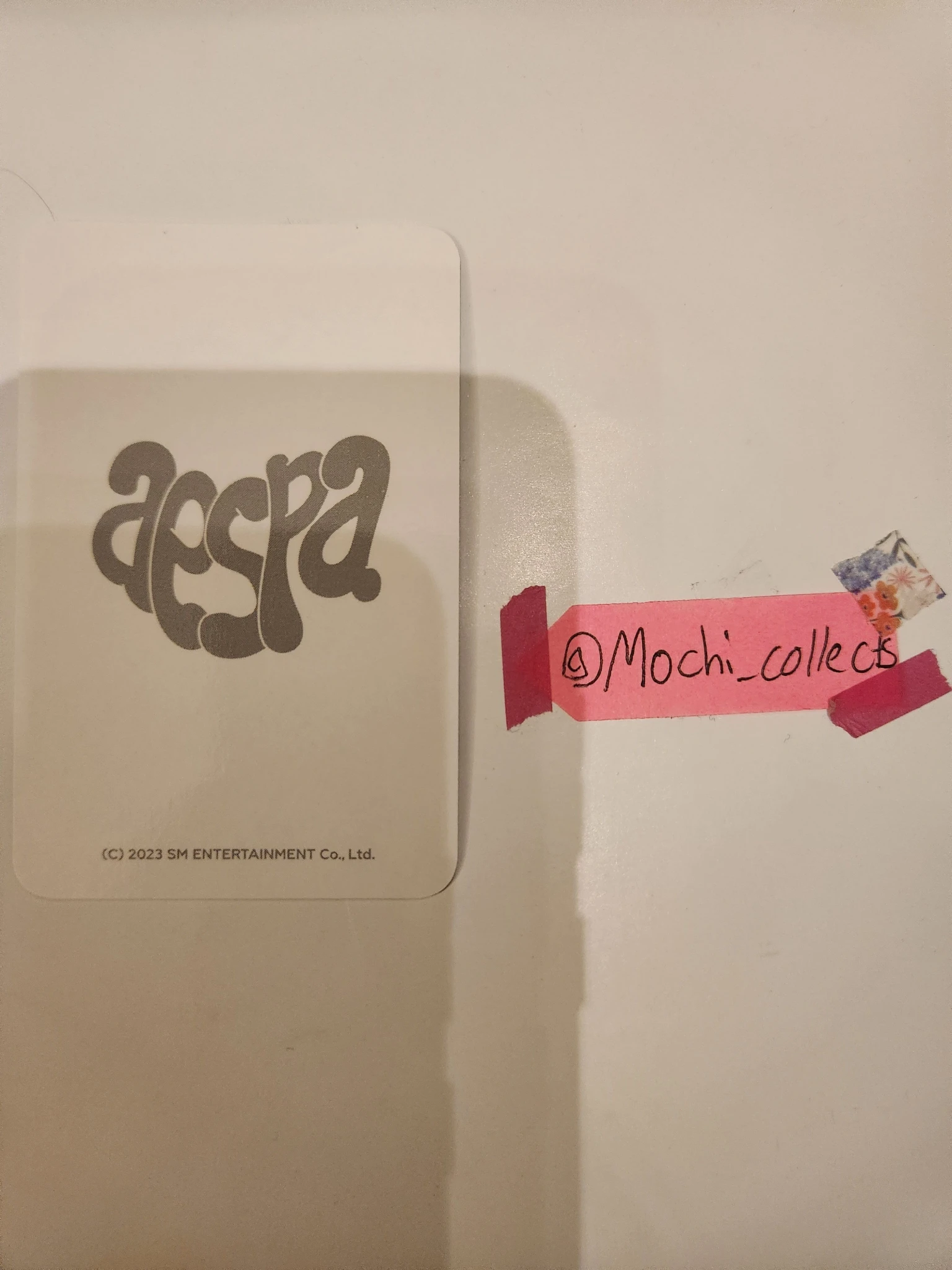 aespa Karina aespa - Karina - Come To My Illusion Event merch photocard pop-up store hand mirror listing photo 2