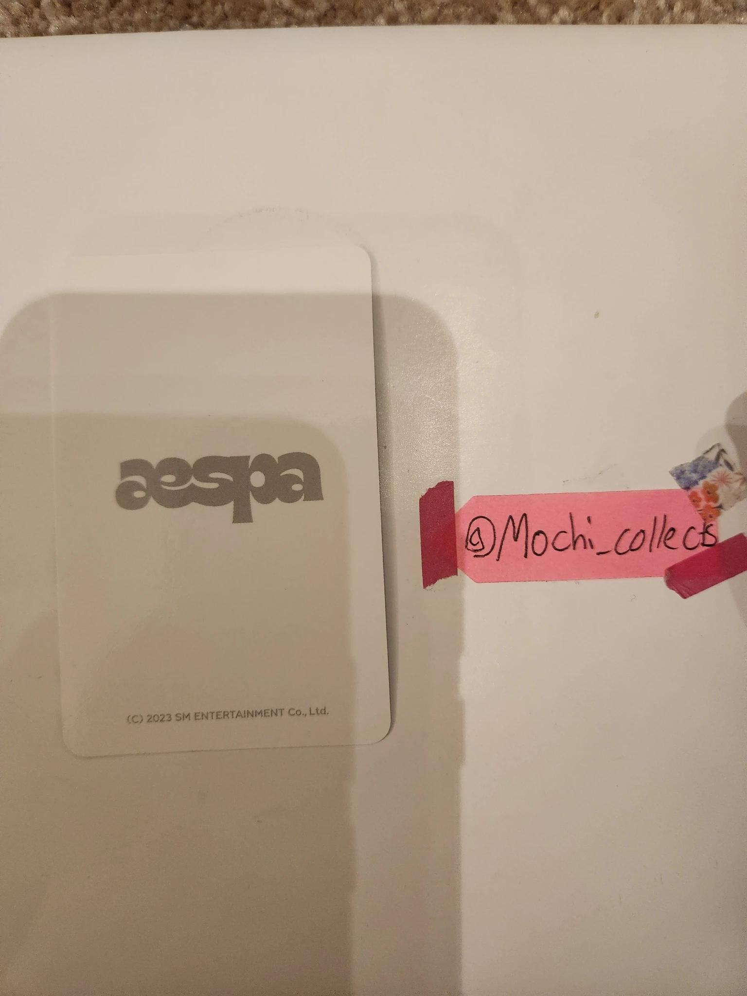 aespa Winter aespa - Winter - Come To My Illusion Event purchase benefit merch photocard listing photo 2