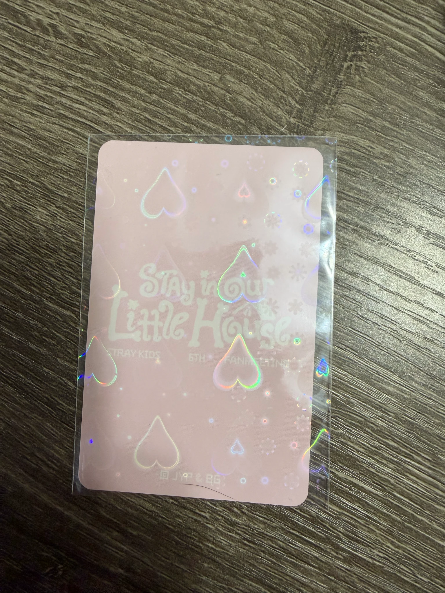 Stray Kids I.N Stray Kids - I.N - 6th Fanmeeting - STAY in Our Little House  Event merch photocard box tape listing photo 2