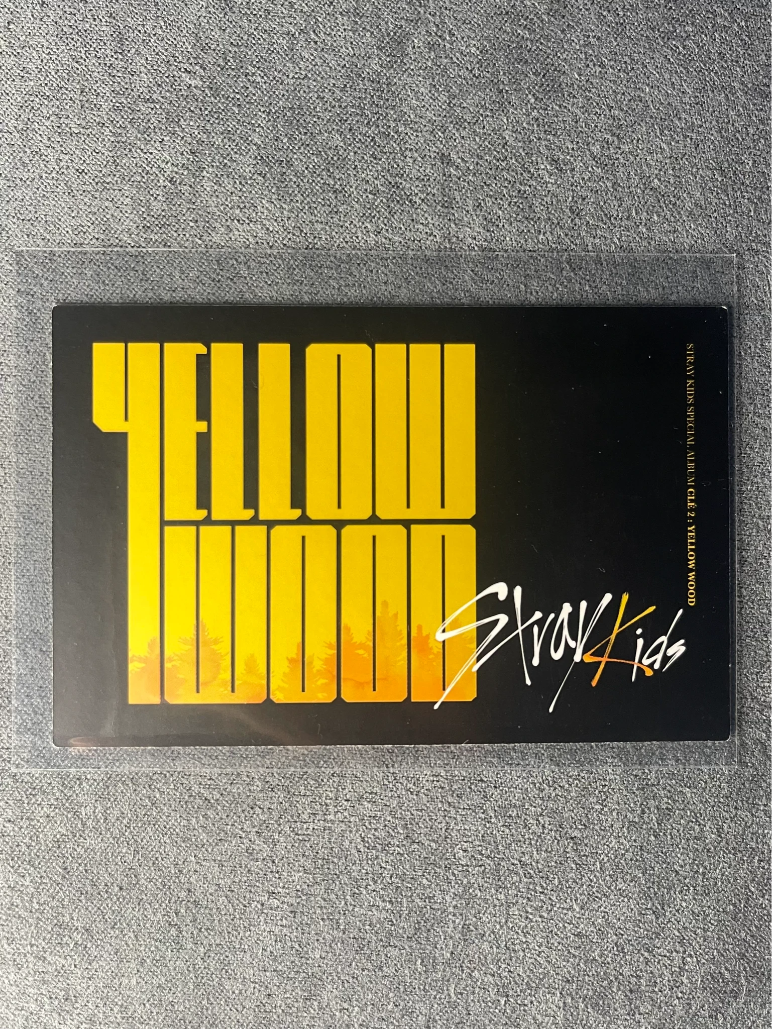 Stray Kids Stray Kids - Seungmin & I.N & Bang Chan - Clé 2: Yellow Wood Album album photocard unit limited ver. listing photo 2