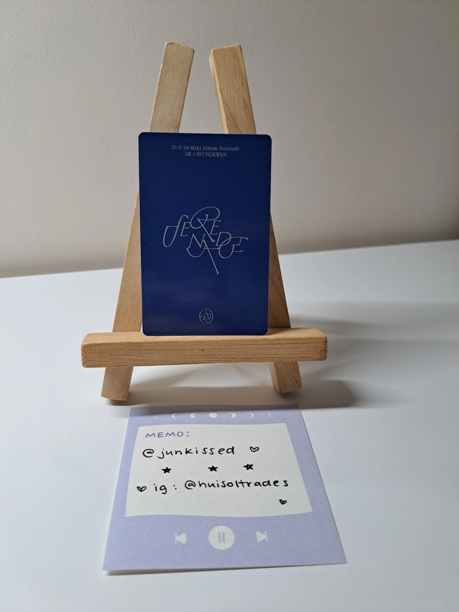 SEVENTEEN Seungkwan SEVENTEEN - Seungkwan - Serenade Album album photocard US exclusive listing photo 2