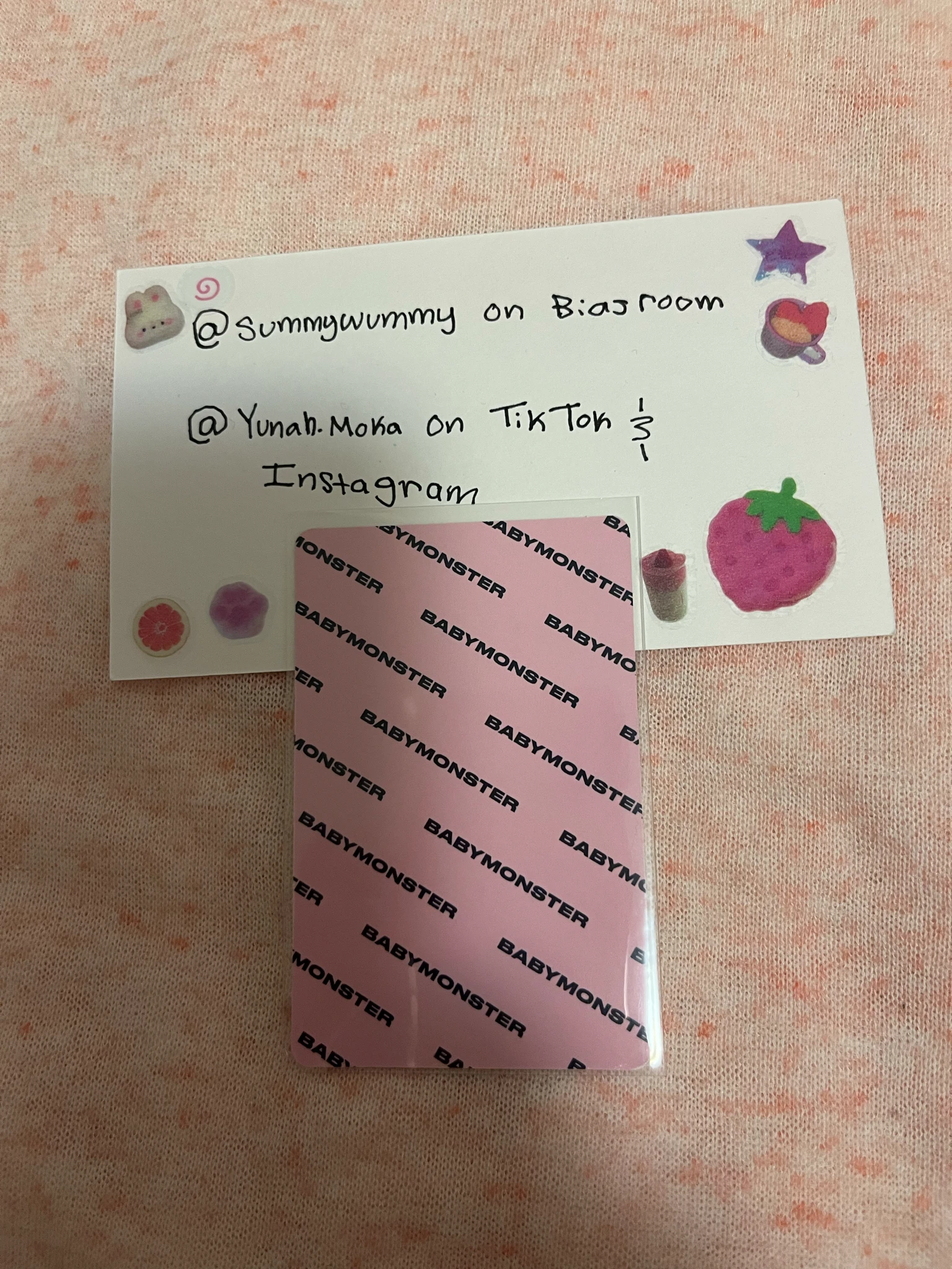 BABYMONSTER Ruka BABYMONSTER - Ruka - CHOOM Album keyring version photocard set listing photo 2