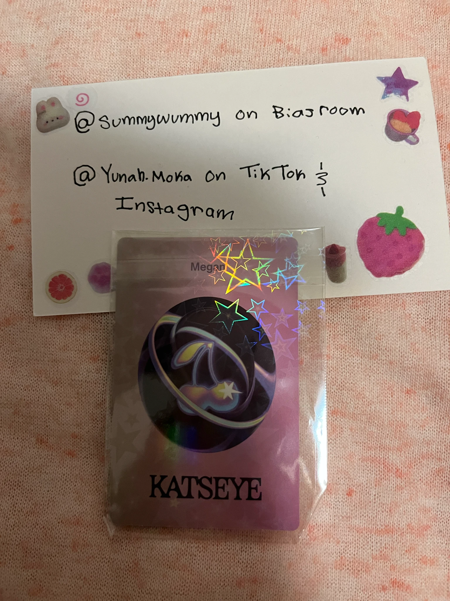 KATSEYE Megan KATSEYE - Megan - SIS (Soft Is Strong) Album album photocard soft version listing photo 2