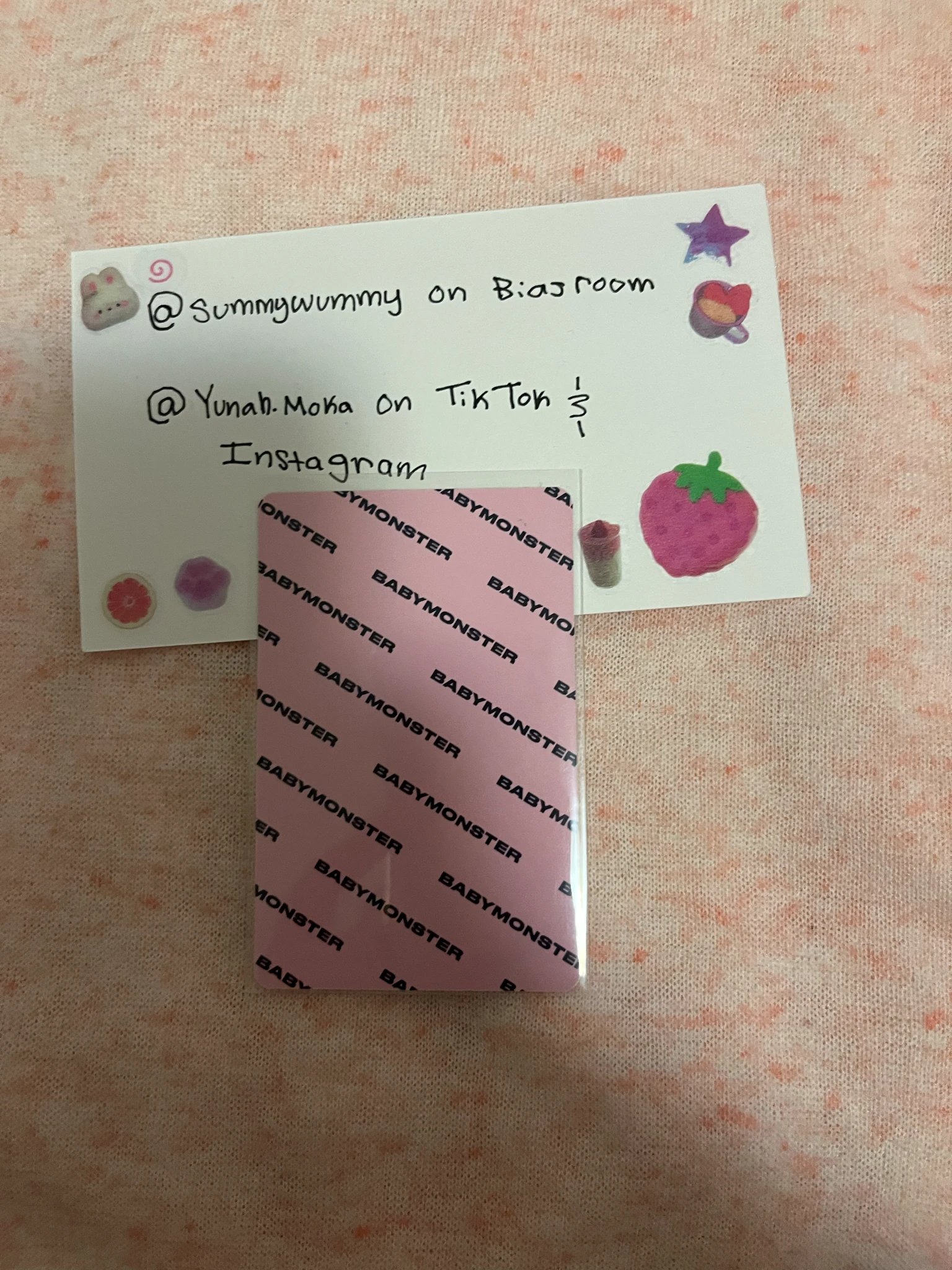 BABYMONSTER Ruka BABYMONSTER - Ruka - CHOOM Album keyring version photocard set listing photo 2