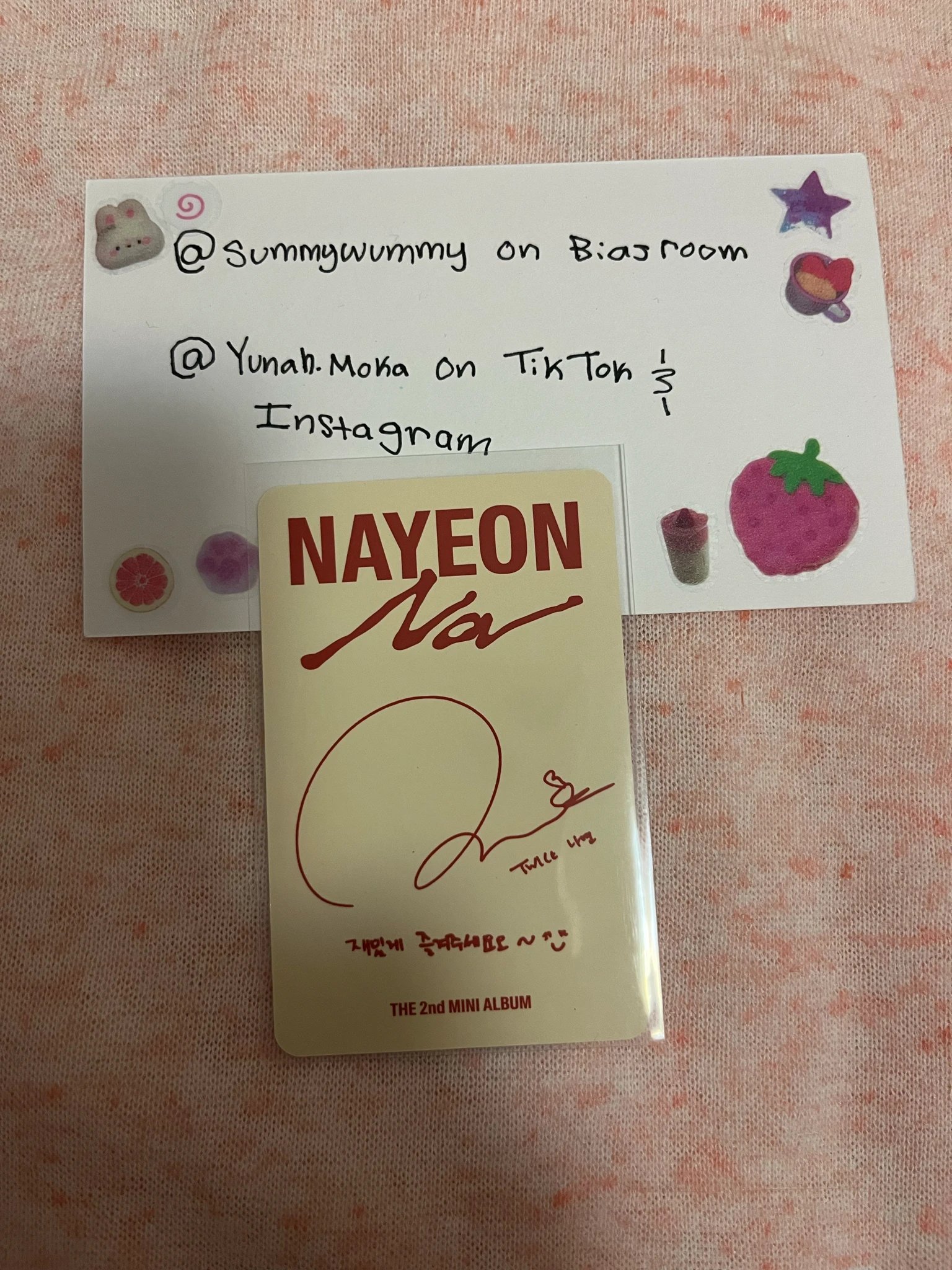 TWICE Nayeon TWICE-NoMember-Album-nayeon na (solo) listing photo 2