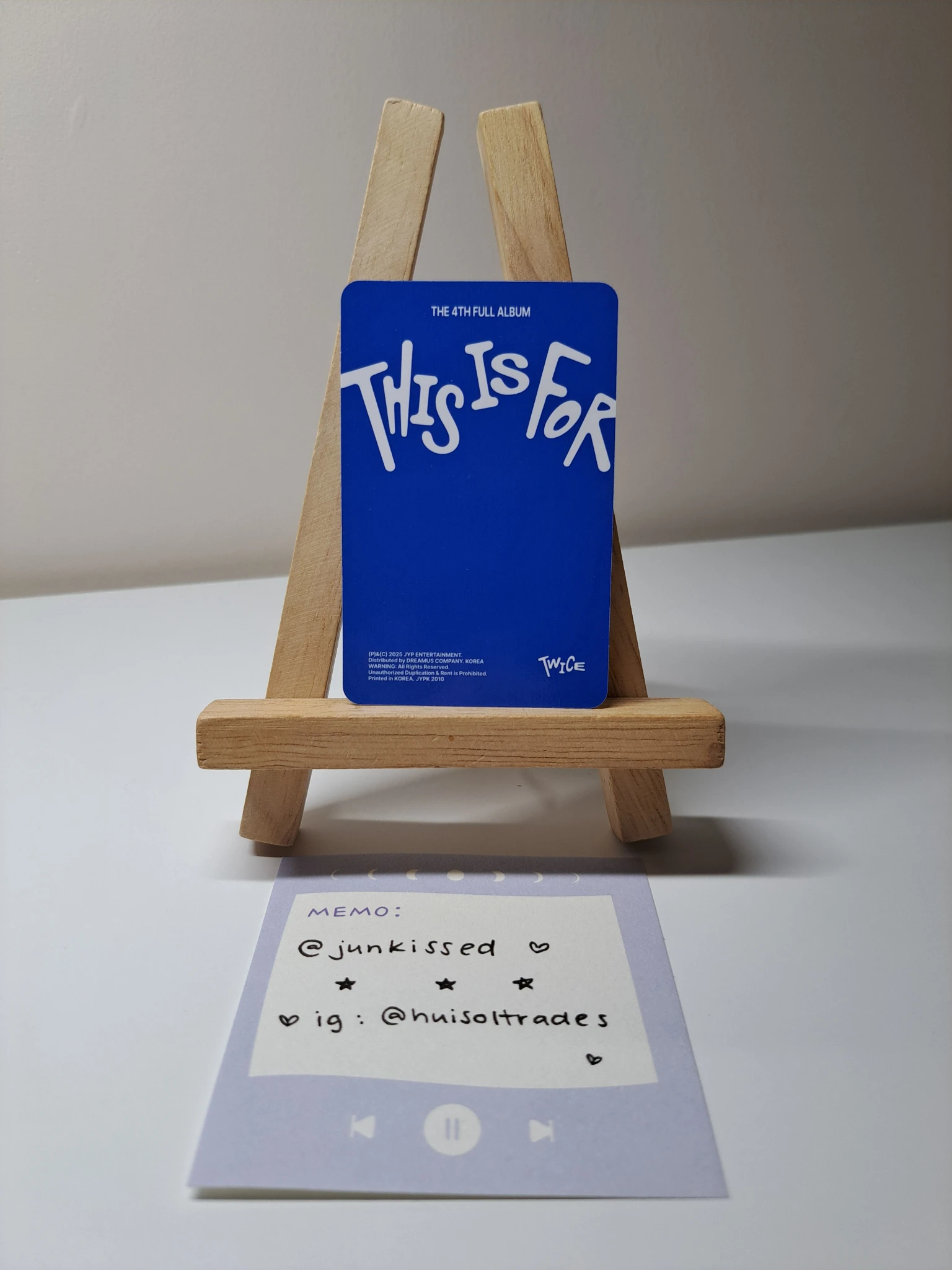 TWICE Dahyun TWICE-Dahyun-Album-this is for listing photo 2