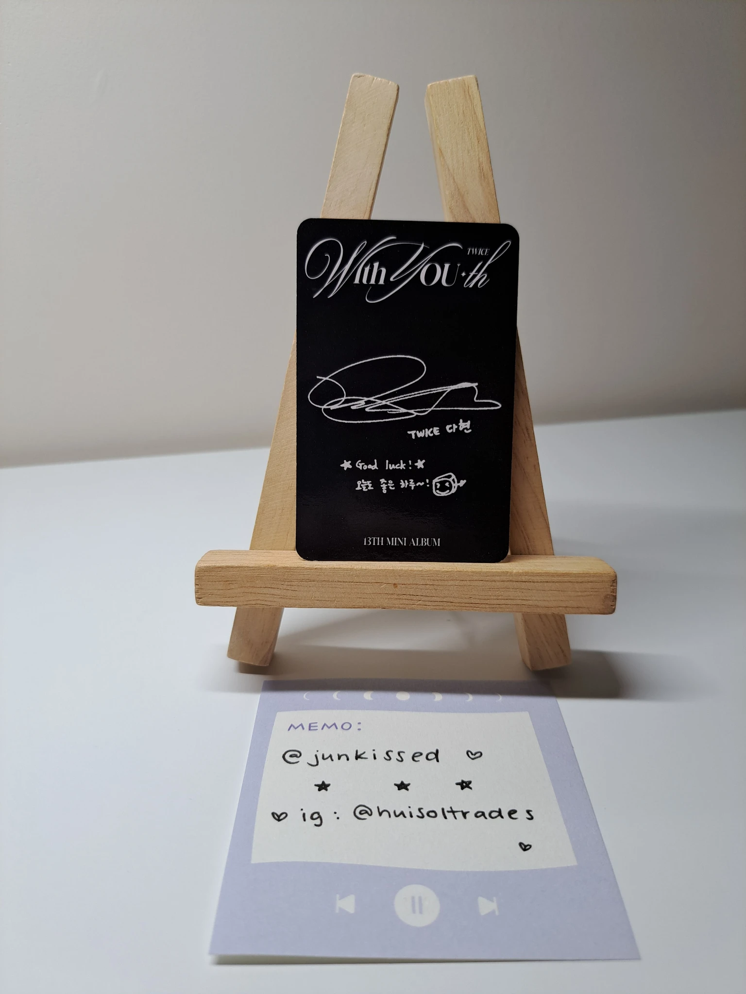 TWICE Dahyun TWICE-Dahyun-Album-with you-th listing photo 2