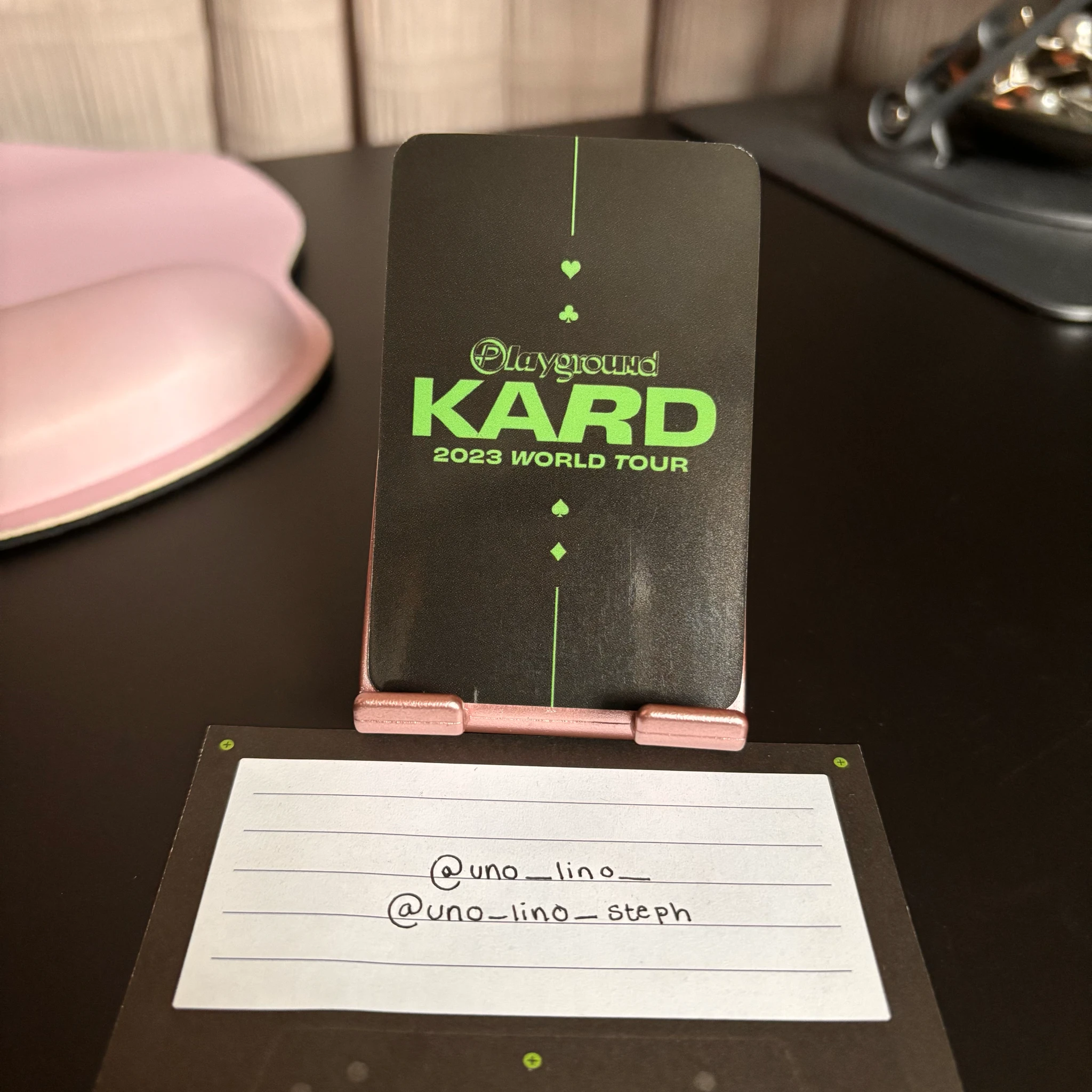KARD BM KARD - BM - KARD 2023 World Tour Playground Event merch photocard photocard set tour merch listing photo 2