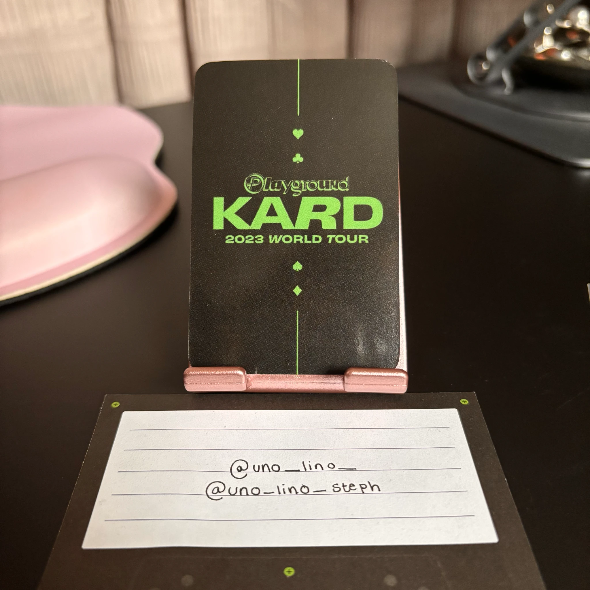 KARD J.seph KARD - J.seph - KARD 2023 World Tour Playground Event merch photocard photocard set tour merch listing photo 2