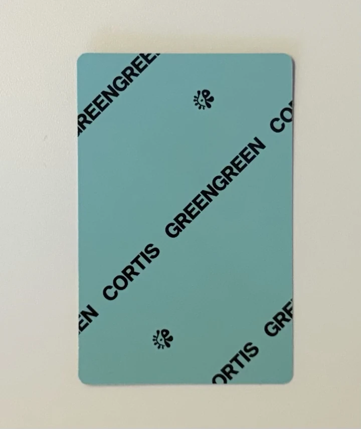 CORTIS Martin CORTIS - Martin - GREENGREEN Album album photocard panorama version A version listing photo 2