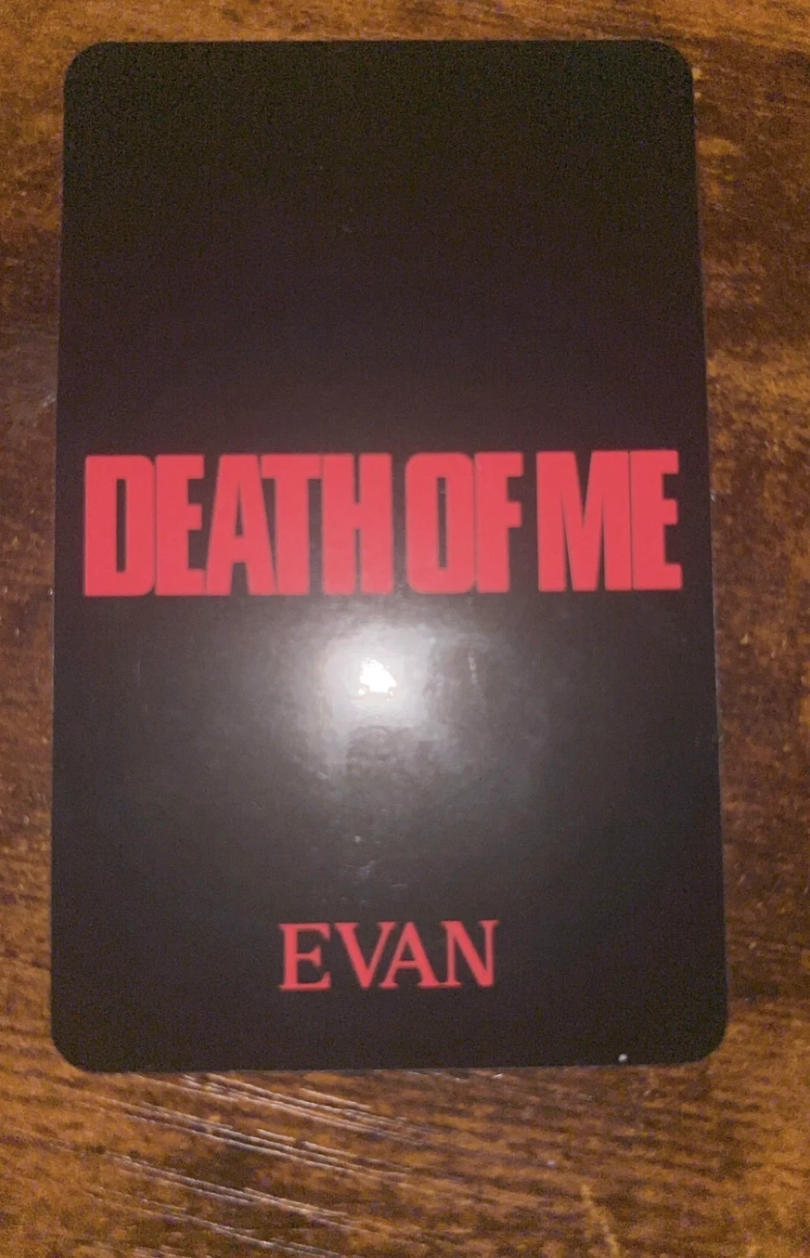 EVAN Evan (Heeseung) EVAN - Evan (Heeseung) - DEATH OF ME Album album photocard target version listing photo 2
