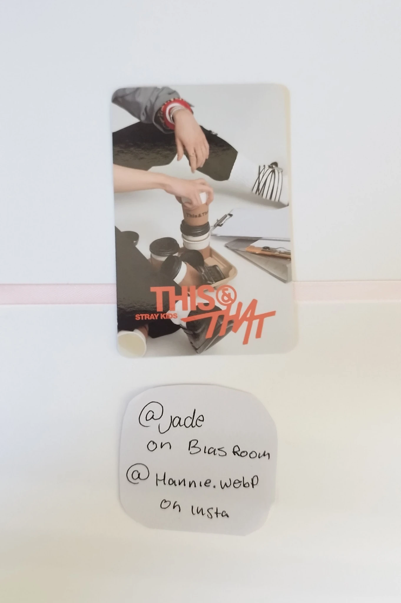 Stray Kids Hyunjin Stray Kids - Hyunjin - THIS & THAT Album & version album photocard listing photo 2
