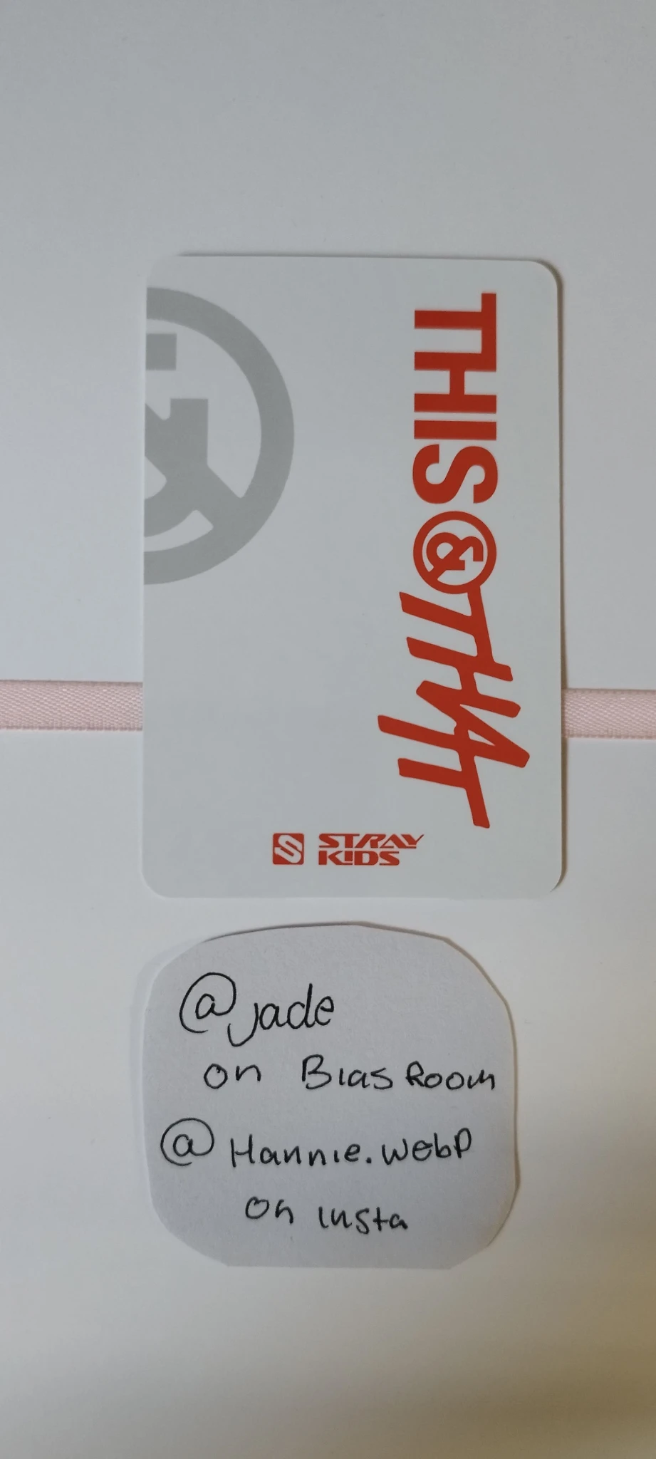 Stray Kids Felix Stray Kids - Felix - This & That Album album photocard fanclub version listing photo 2