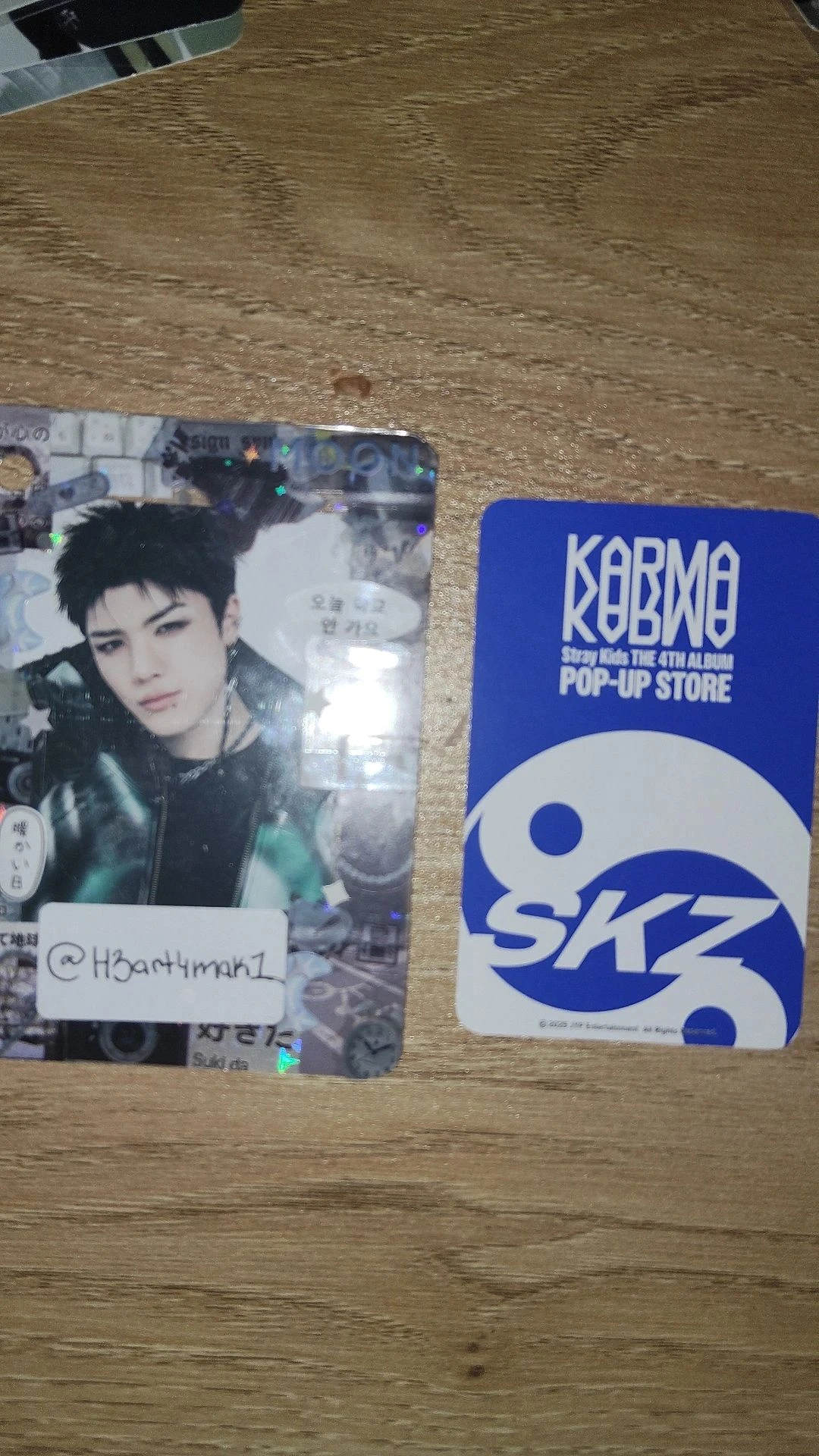 Stray Kids Felix Stray Kids - Felix - KARMA Album pop-up store lucky draw listing photo 2