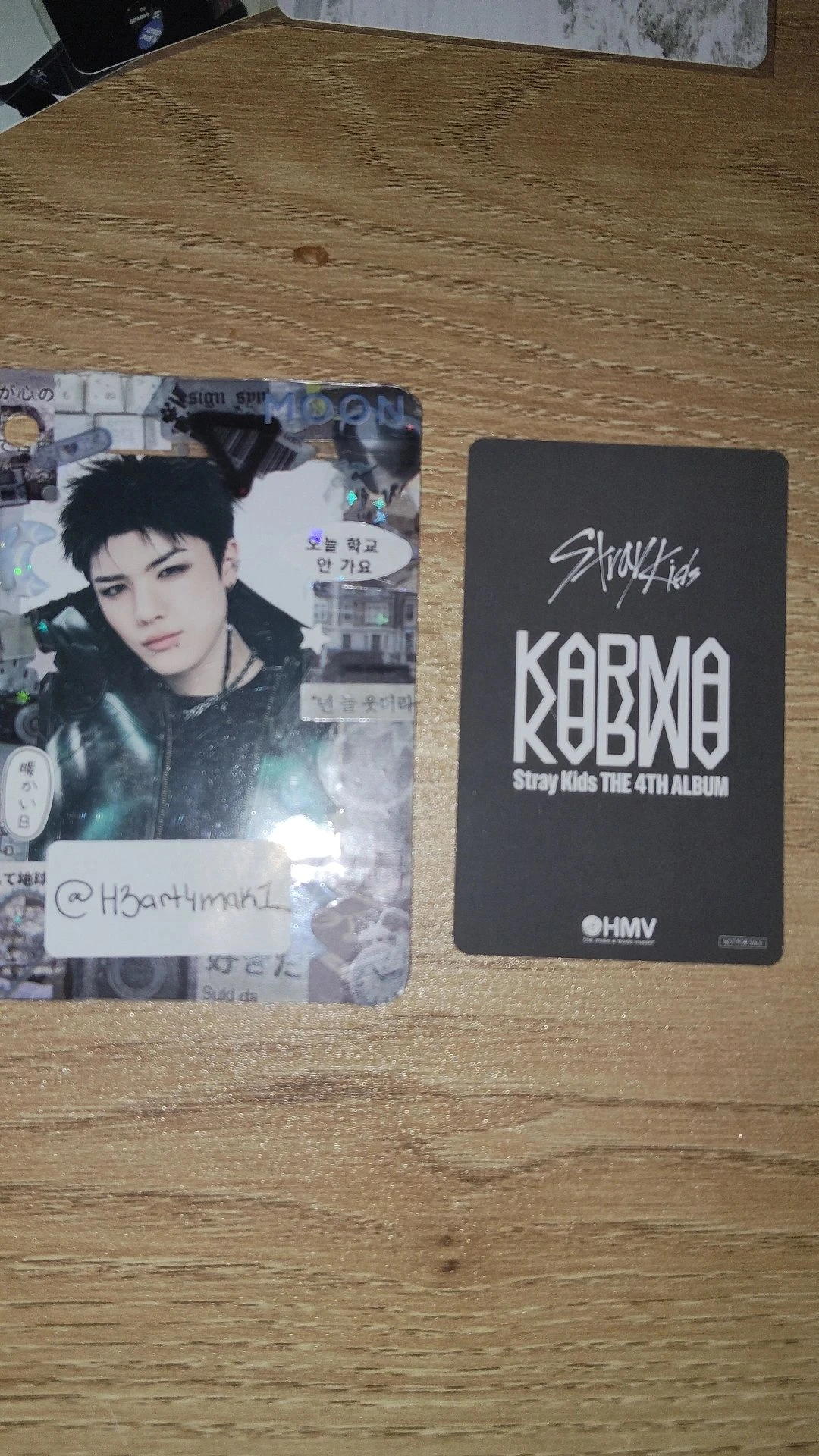 Stray Kids Bang Chan Stray Kids - Bang Chan - KARMA Album pre-order benefit (pob) hmv listing photo 2