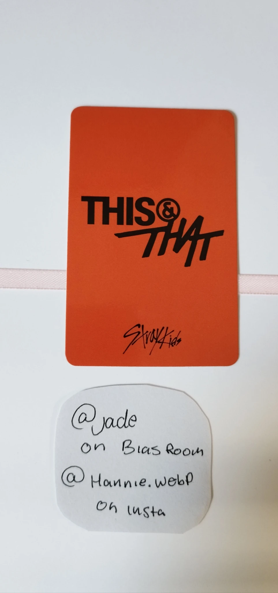 Stray Kids Hyunjin Stray Kids - Hyunjin - This & That Album apple music pob (pre-order benefit) listing photo 2