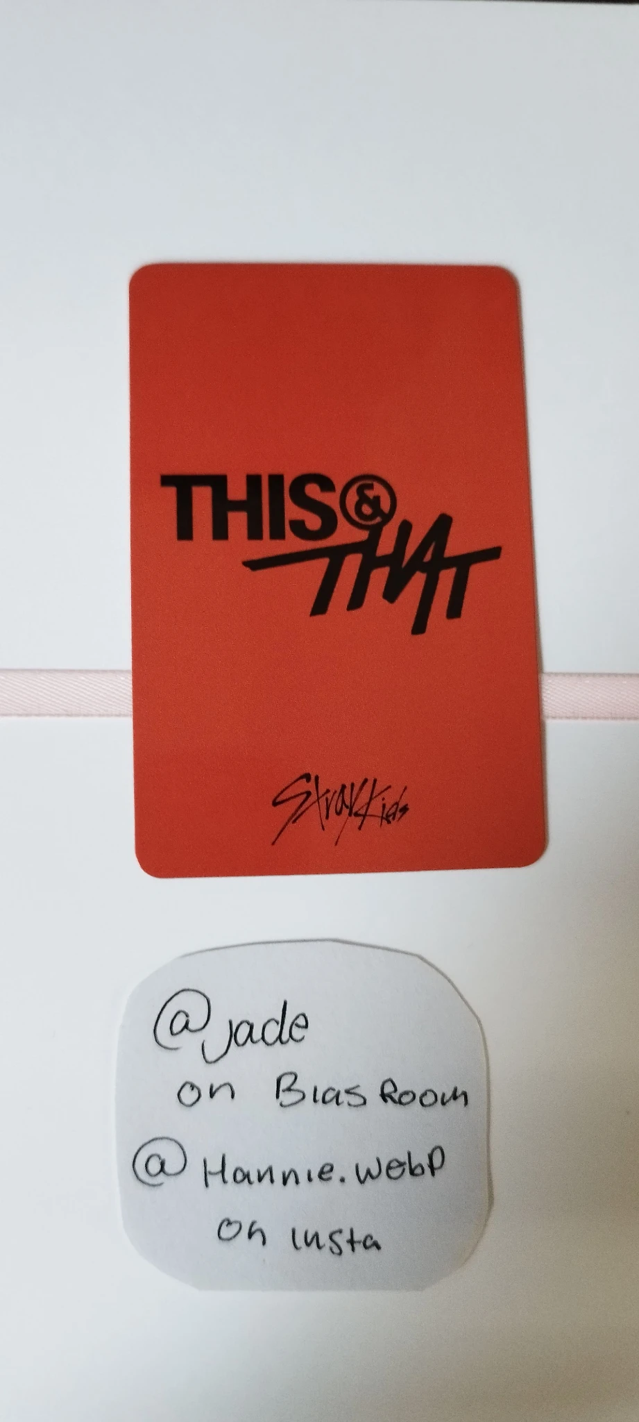 Stray Kids Felix Stray Kids - Felix - This & That Album pob (pre-order benefit) apple music listing photo 2