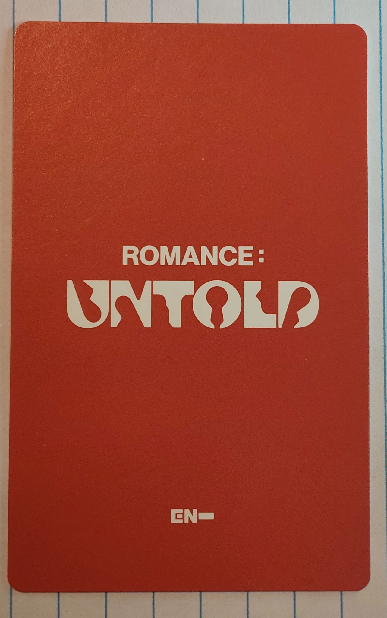 ENHYPEN Sunghoon ENHYPEN - Sunghoon - ROMANCE: UNTOLD Album weverse albums ver. listing photo 2