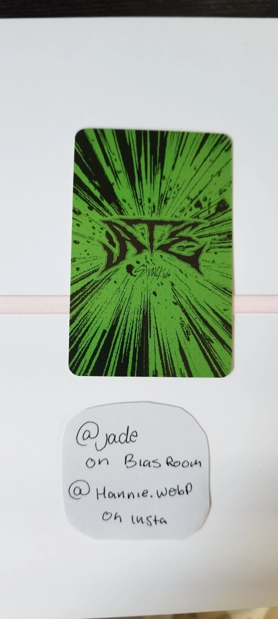 Stray Kids Stray Kids - I.N & Lee Know - ATE Album album photocard unit listing photo 2