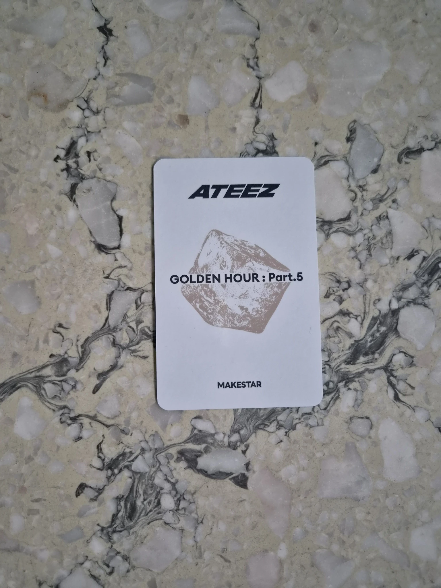 ATEEZ Yunho ATEEZ - Yunho - GOLDEN HOUR : Part.5 Album makestar lucky draw (LD) listing photo 2