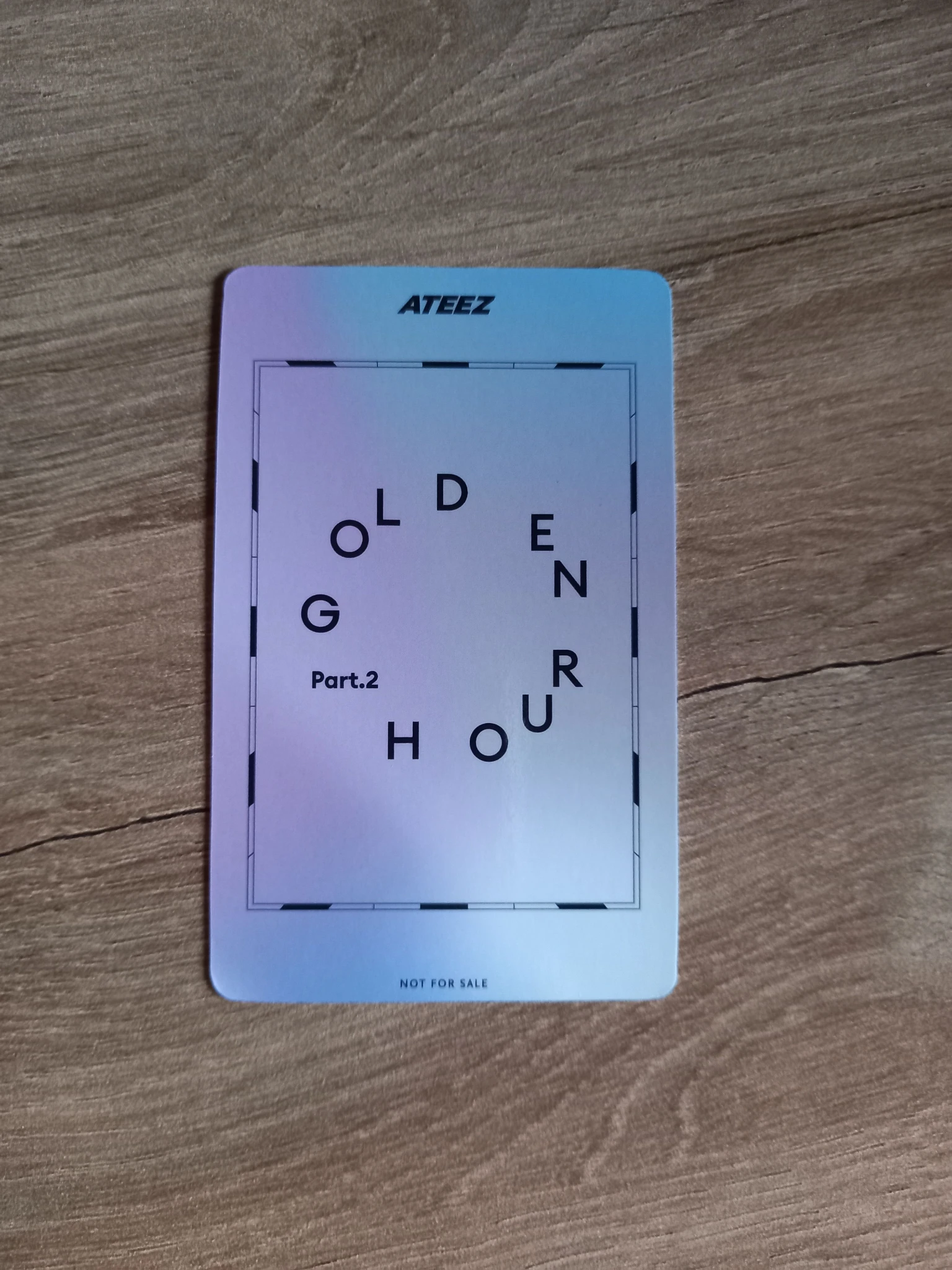 ATEEZ Yunho ATEEZ - Yunho - Golden Hour : Part 2 Album jpfc (japan fanclub) pob (pre-order benefit) listing photo 2